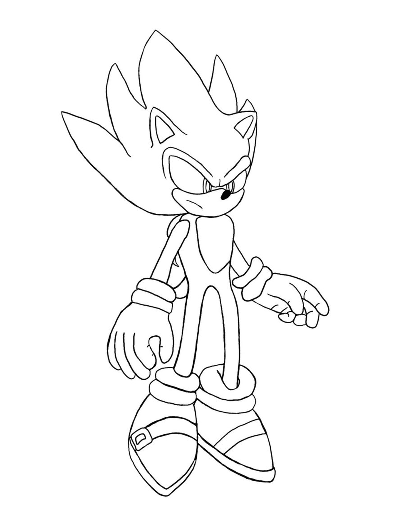 coloriage sonic 29