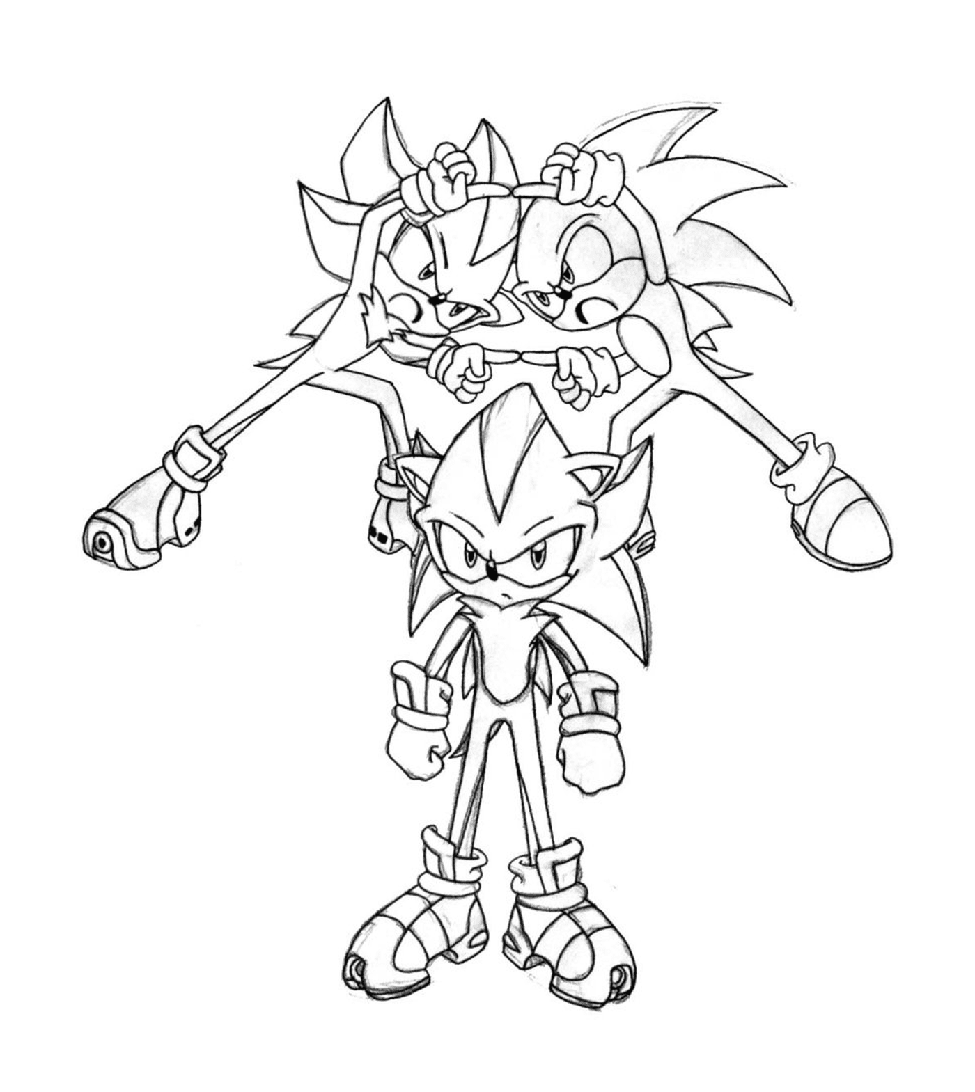 coloriage sonic 81