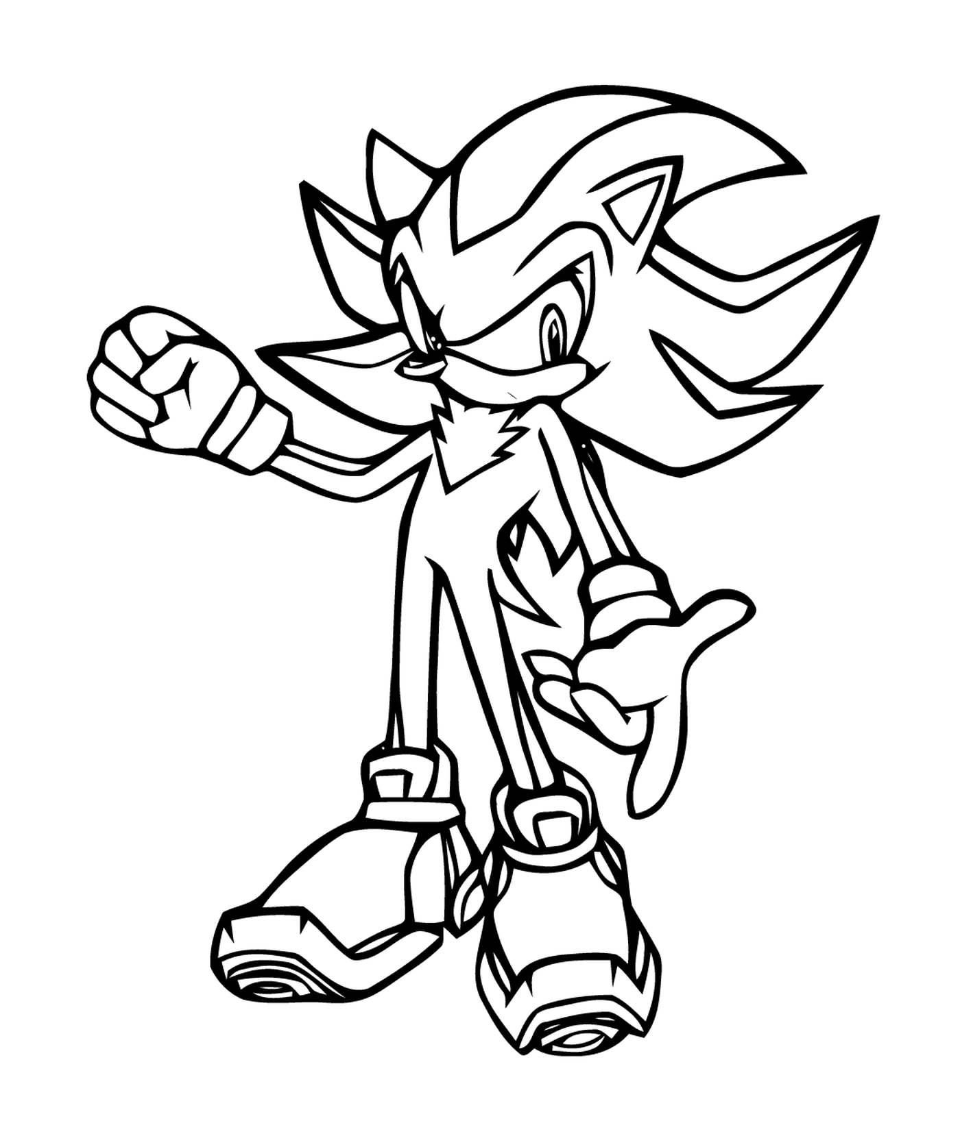 coloriage sonic 12