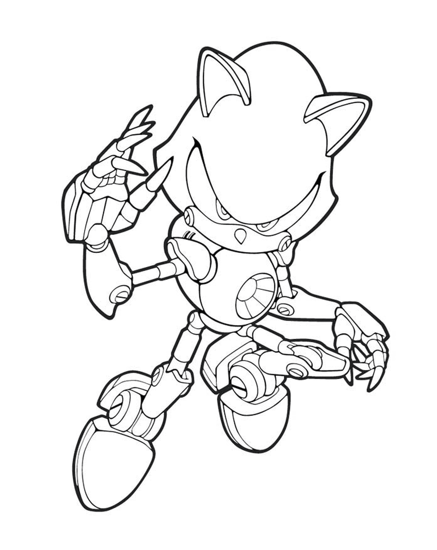coloriage sonic 146