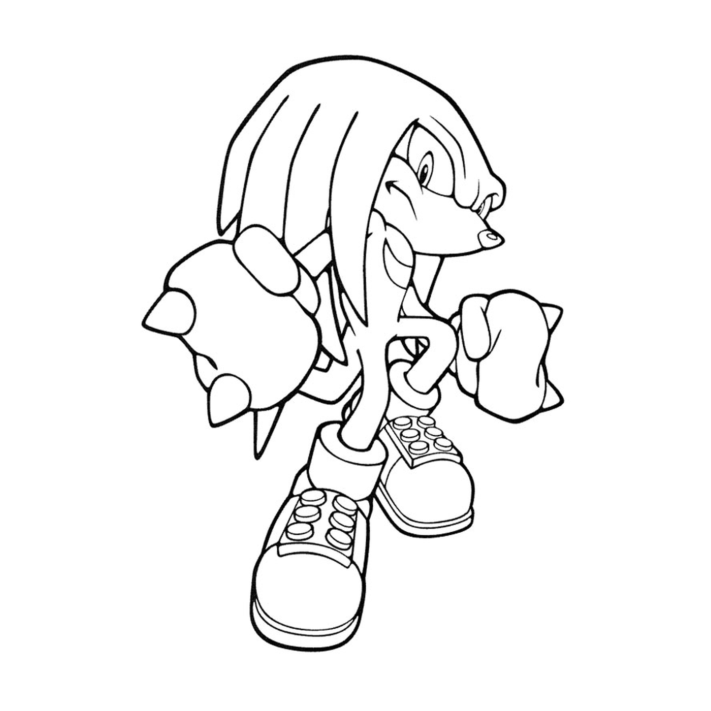 coloriage sonic 28