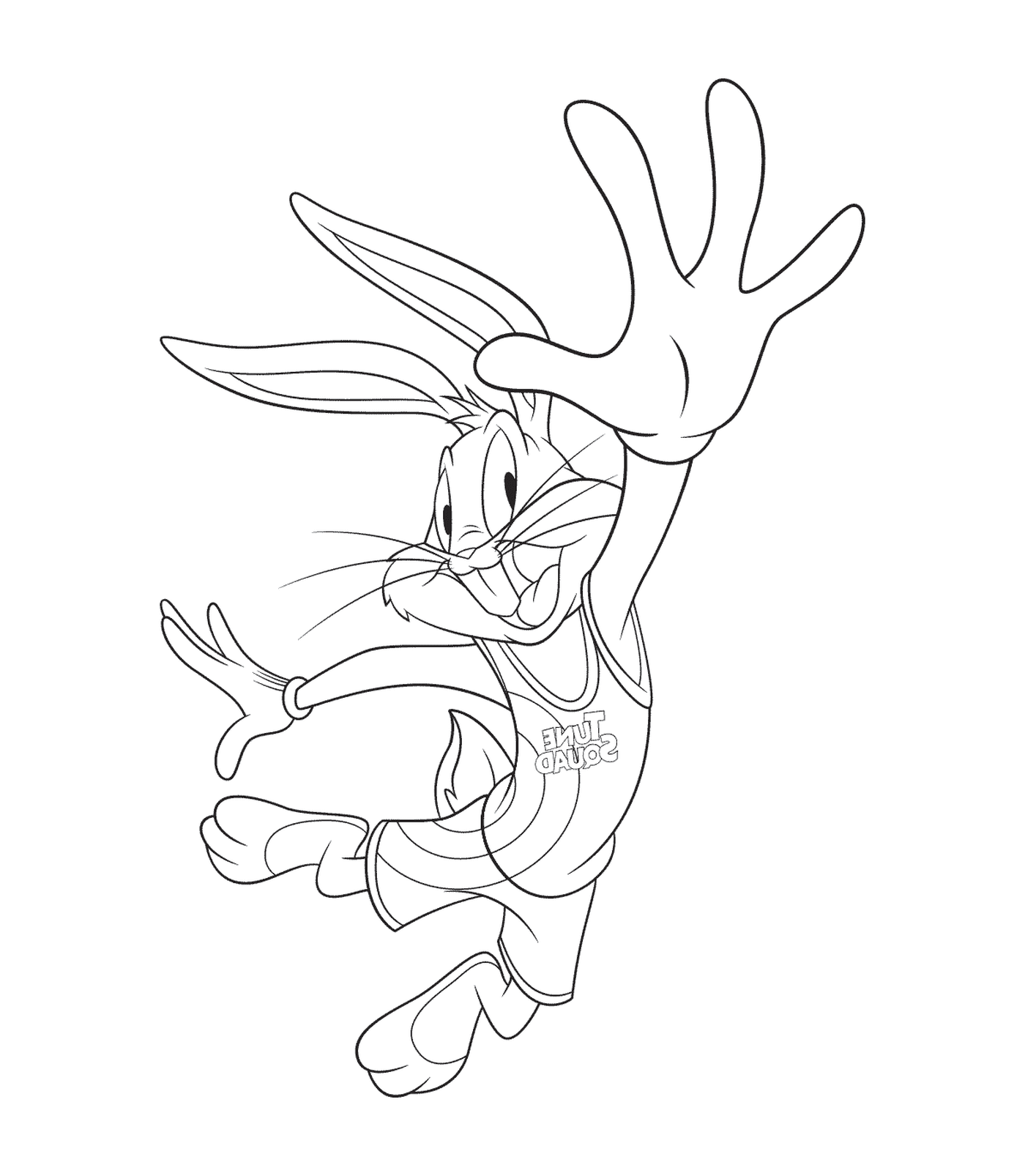 coloriage Bugs Bunny from Space Jam A New Legacy