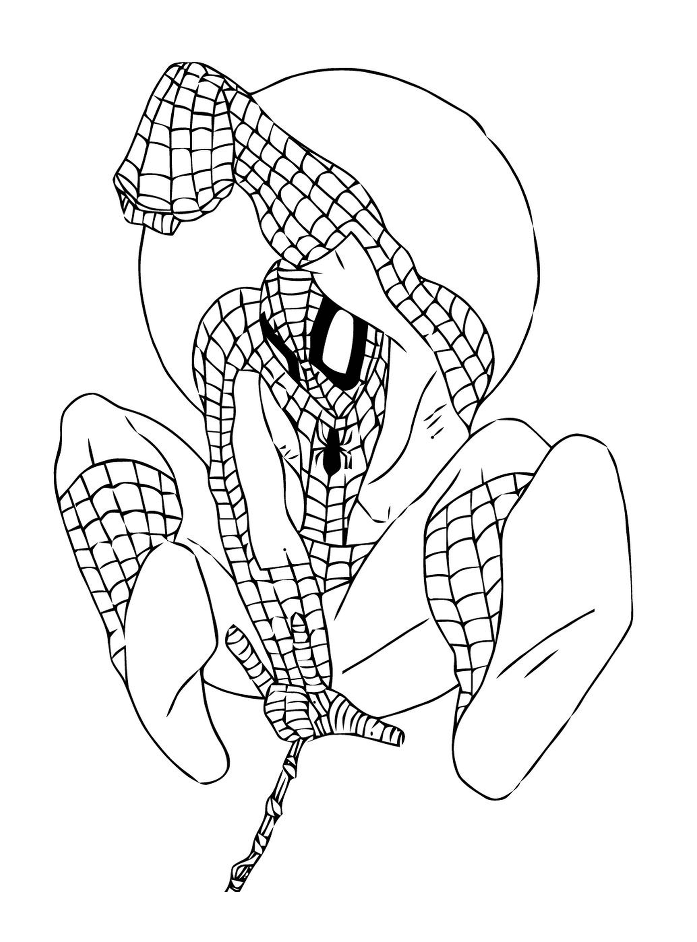 coloriage spiderman 141