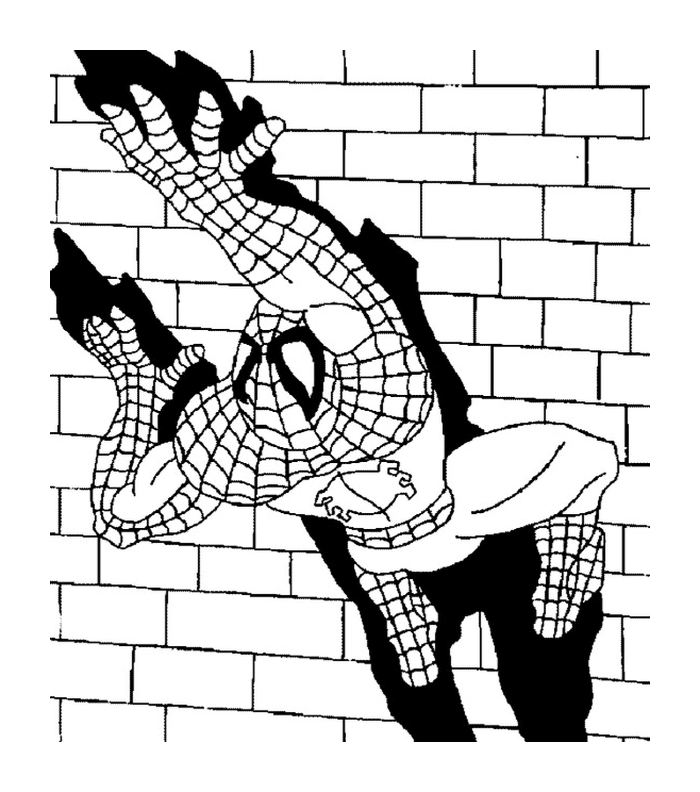 coloriage spiderman 15