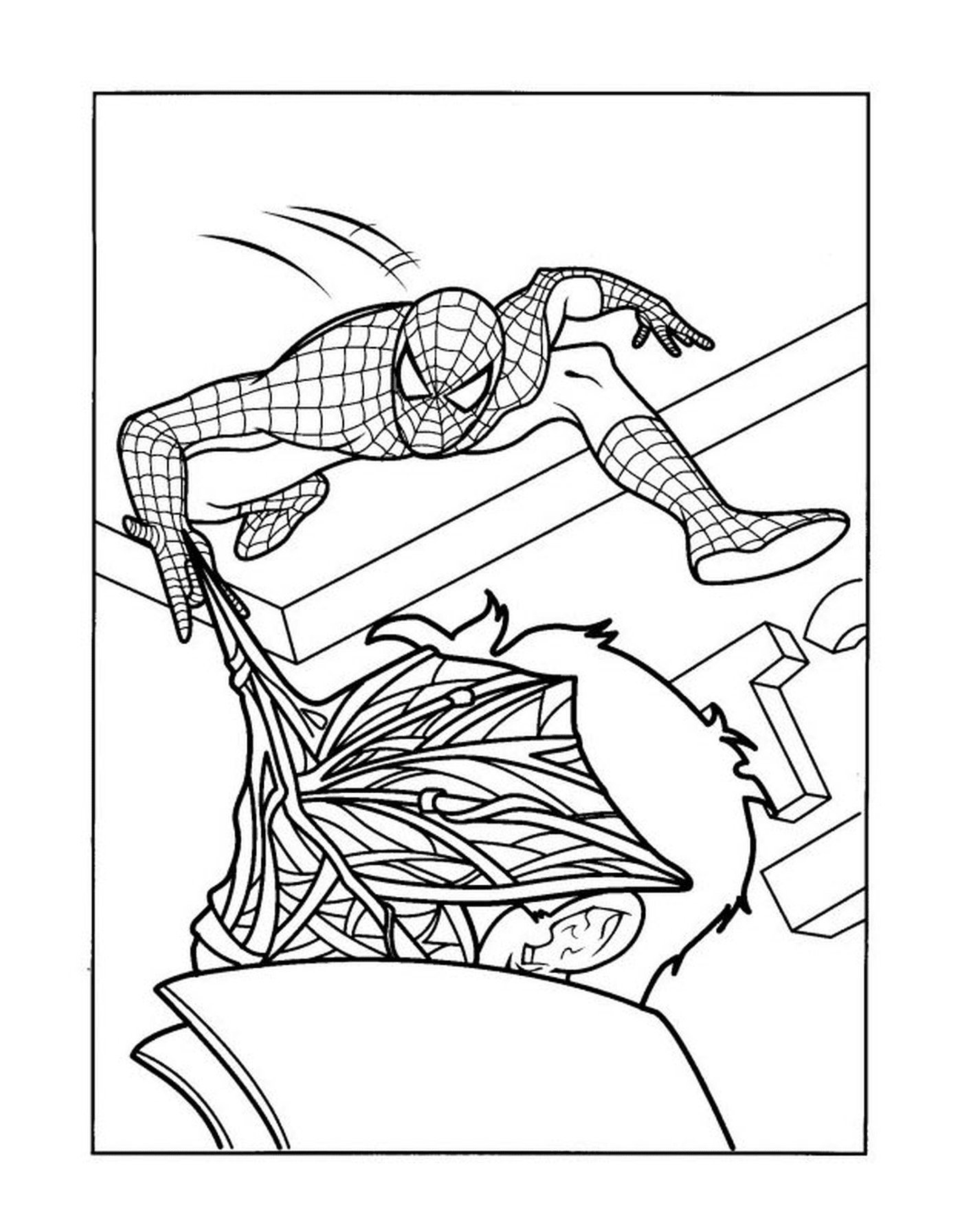 coloriage spiderman 276