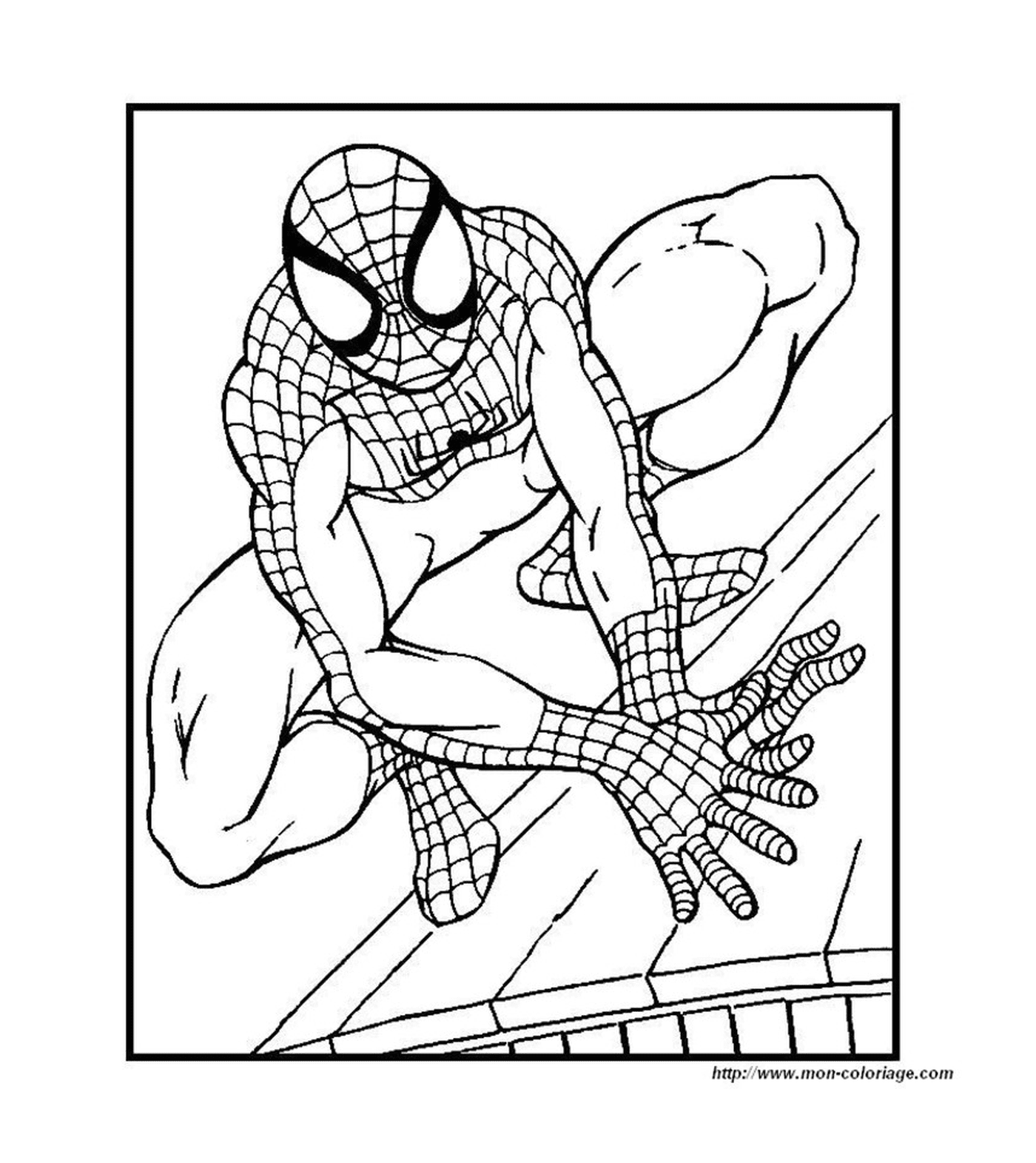 coloriage spiderman 18