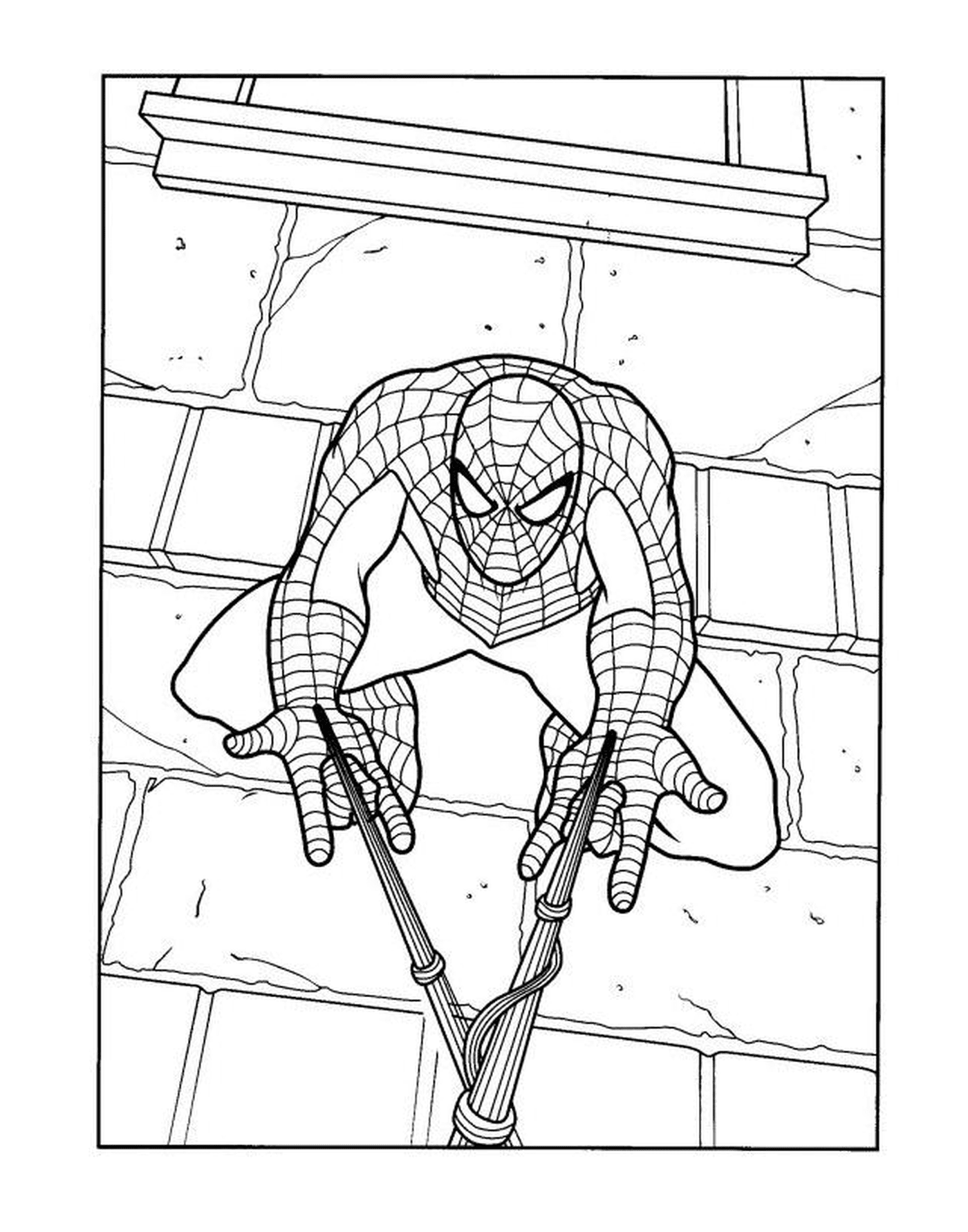 coloriage spiderman 147