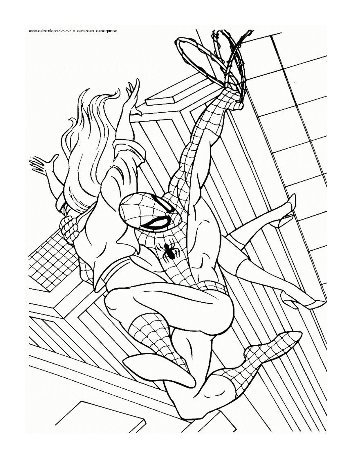 coloriage spiderman 241