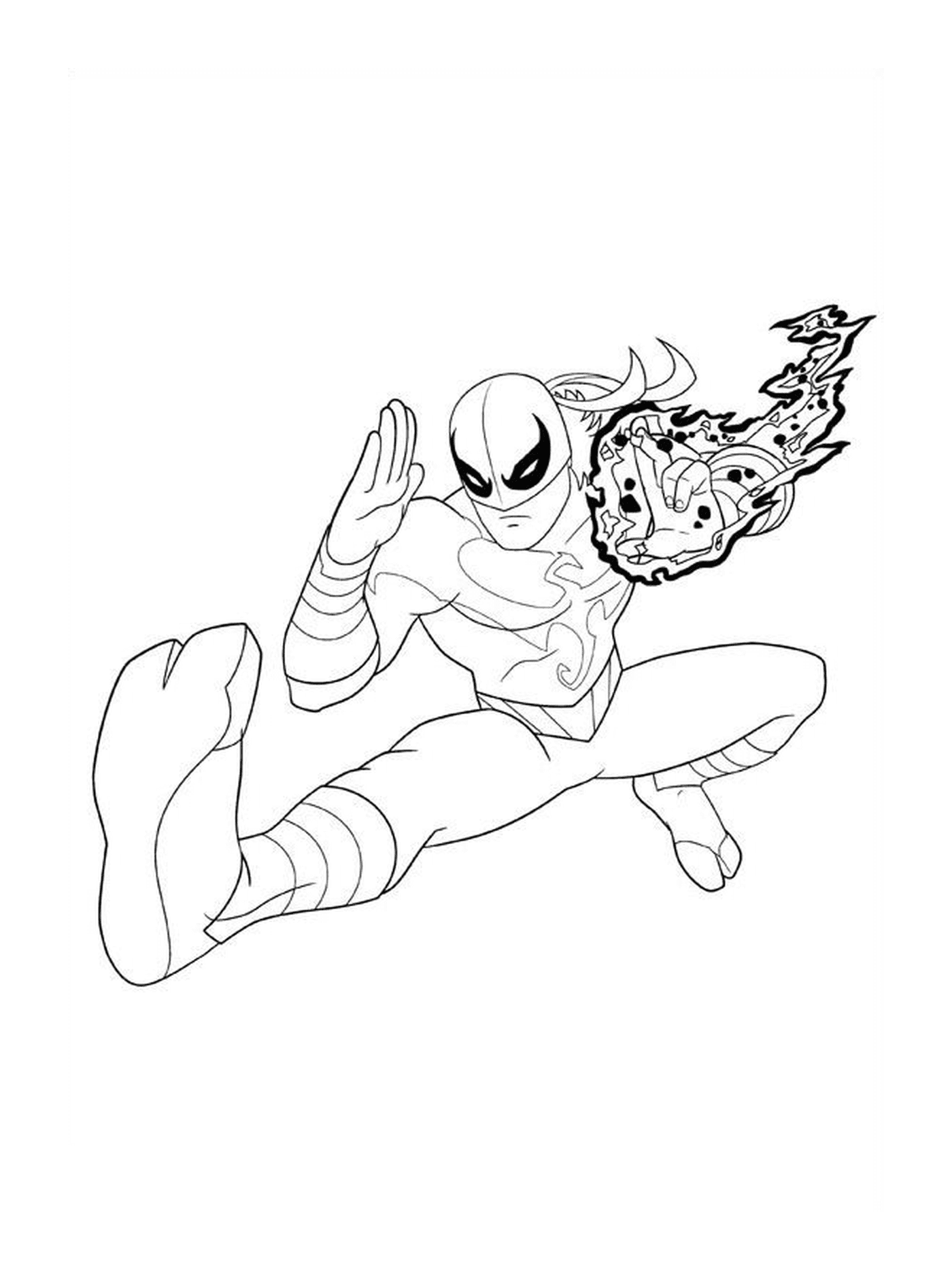 ultimate spiderman iron fist