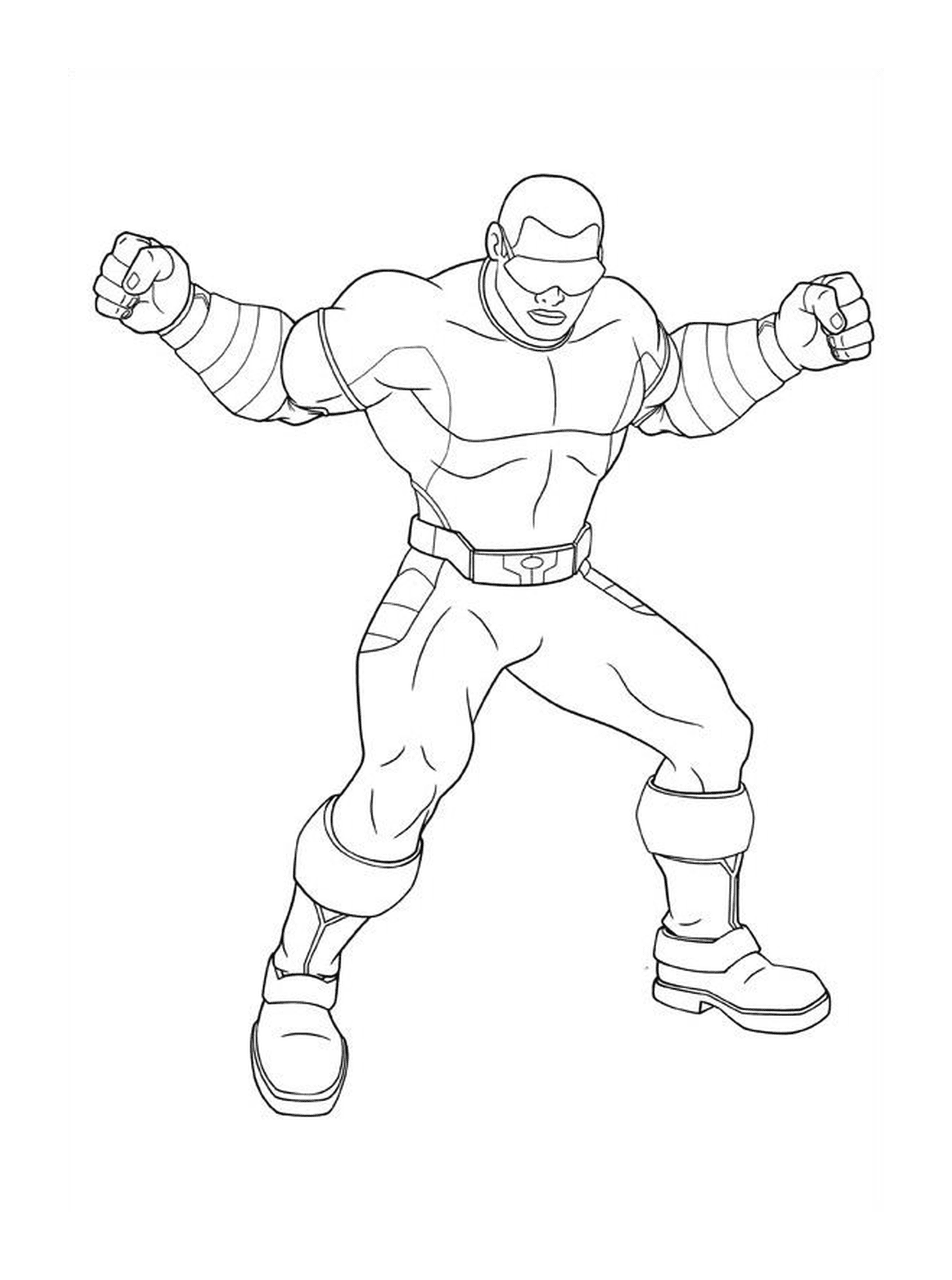 coloriage ultimate spiderman power man