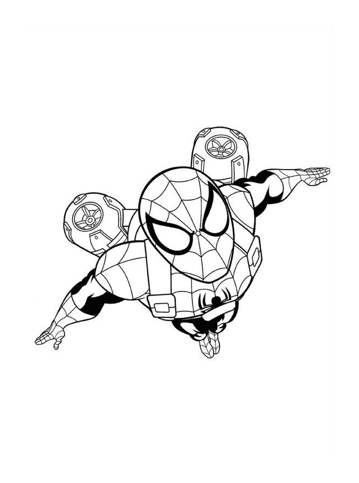coloriage ultimate spider man 2