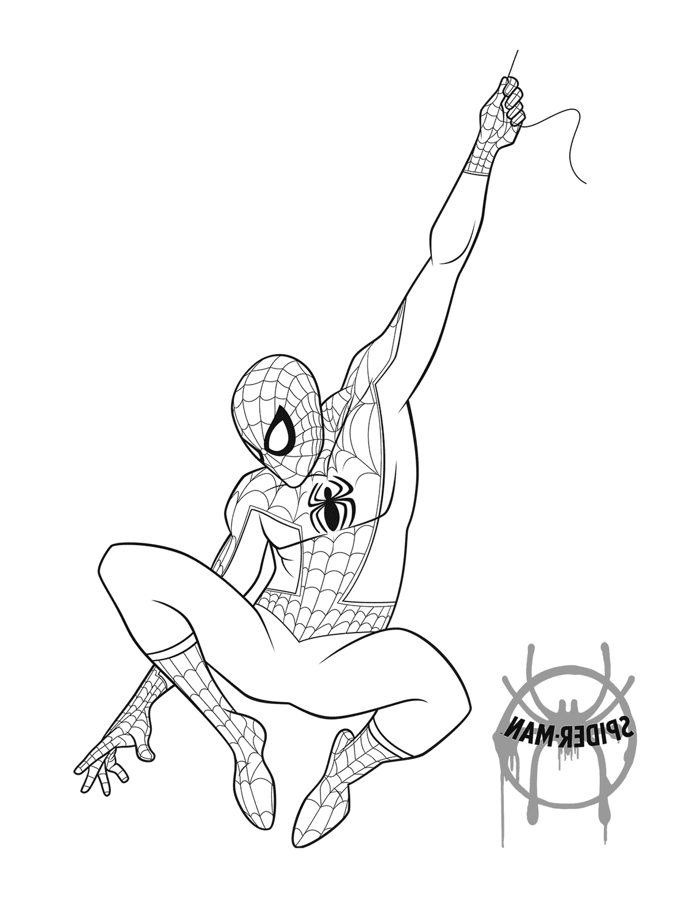 coloriage Spider Man 2018