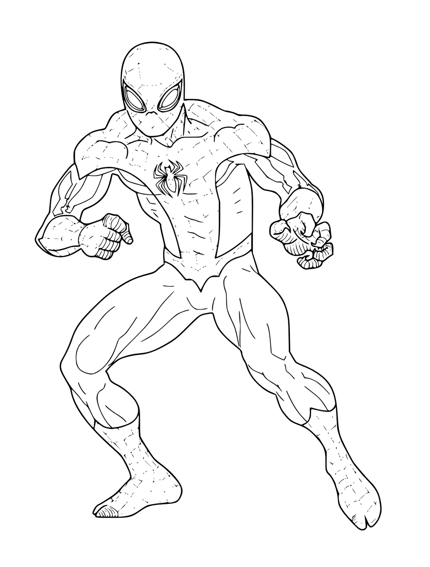 coloriage Spiderman fresh start