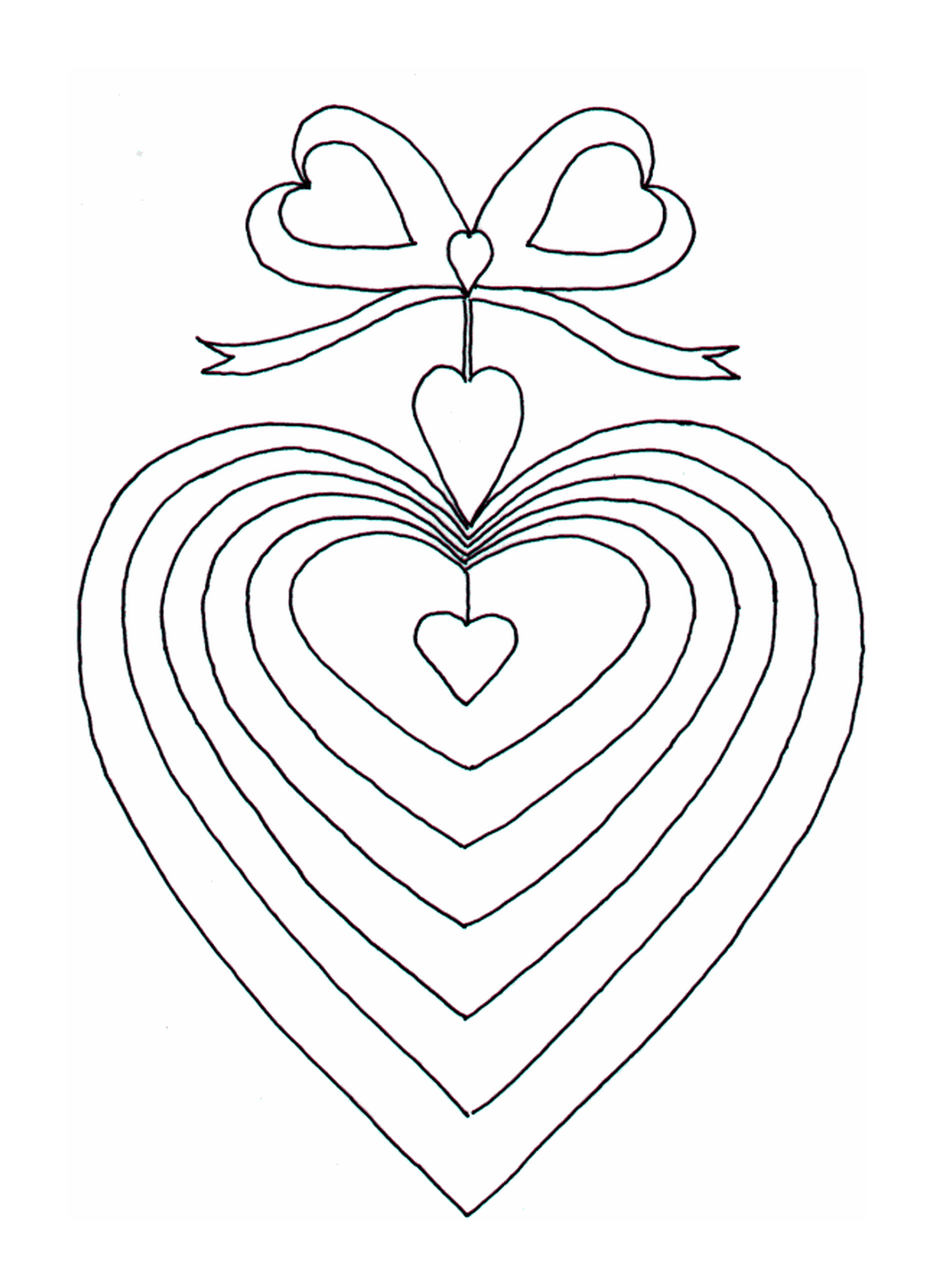 coloriage dessin saint valentin 198