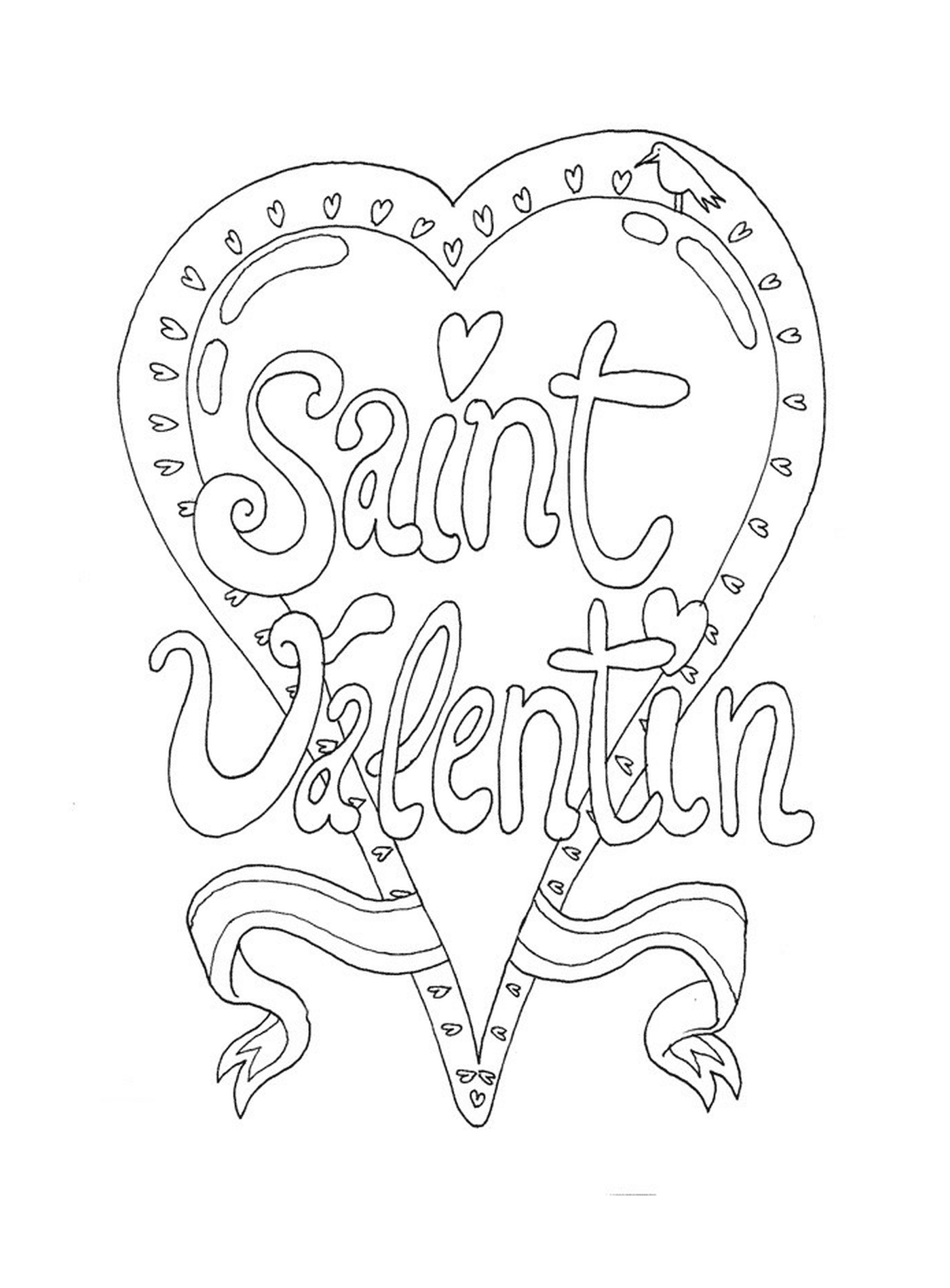 coloriage dessin saint valentin 31