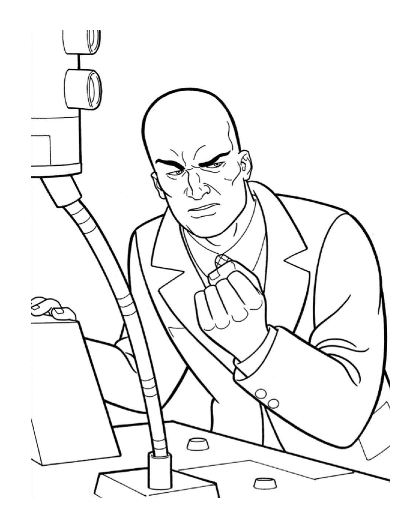 coloriage Lex Luthor
