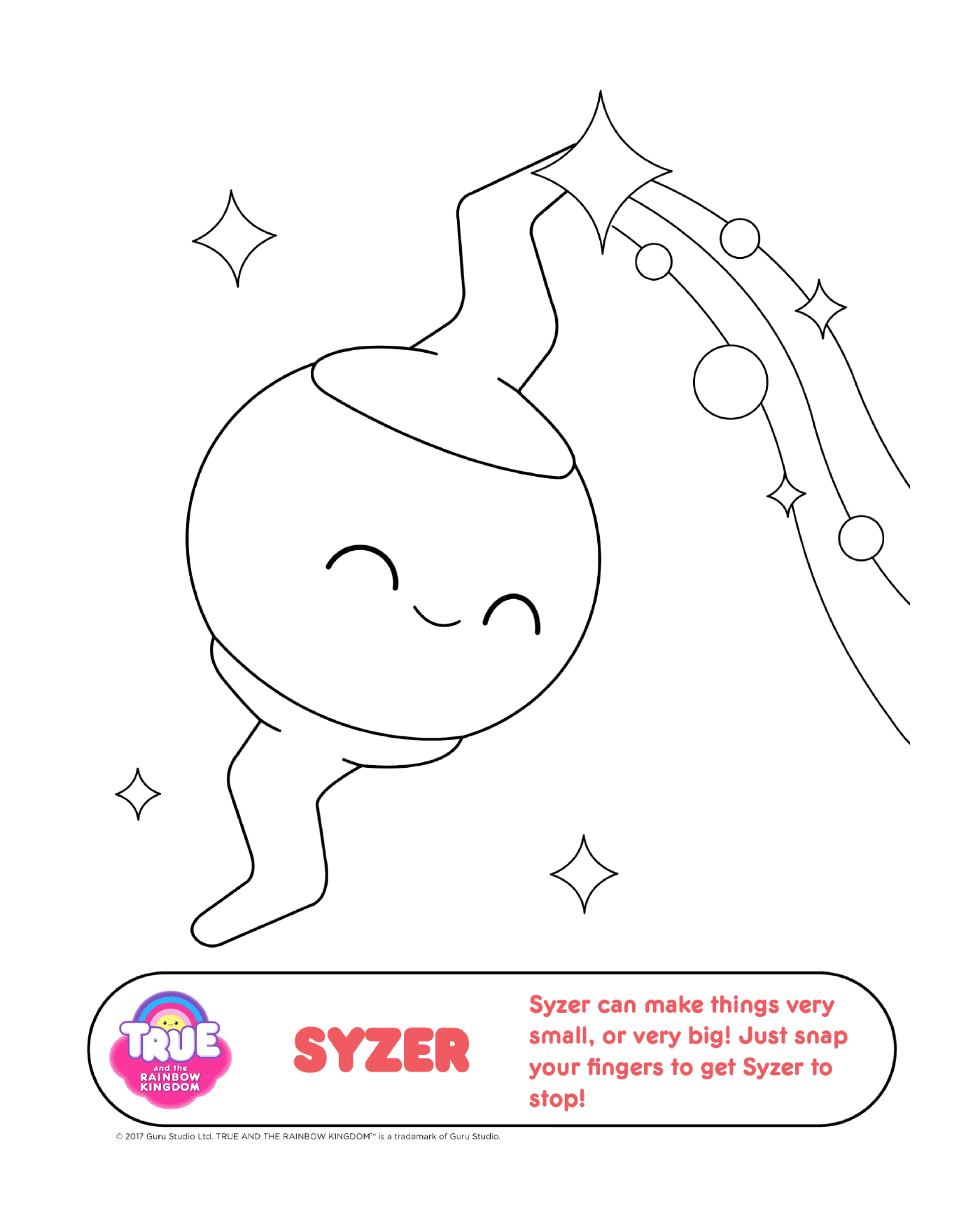 coloriage Syzer 2 1 true and the rainbow kingdom