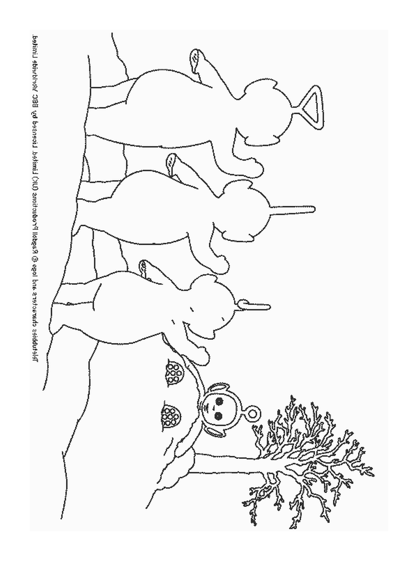 coloriage Telettubies 008