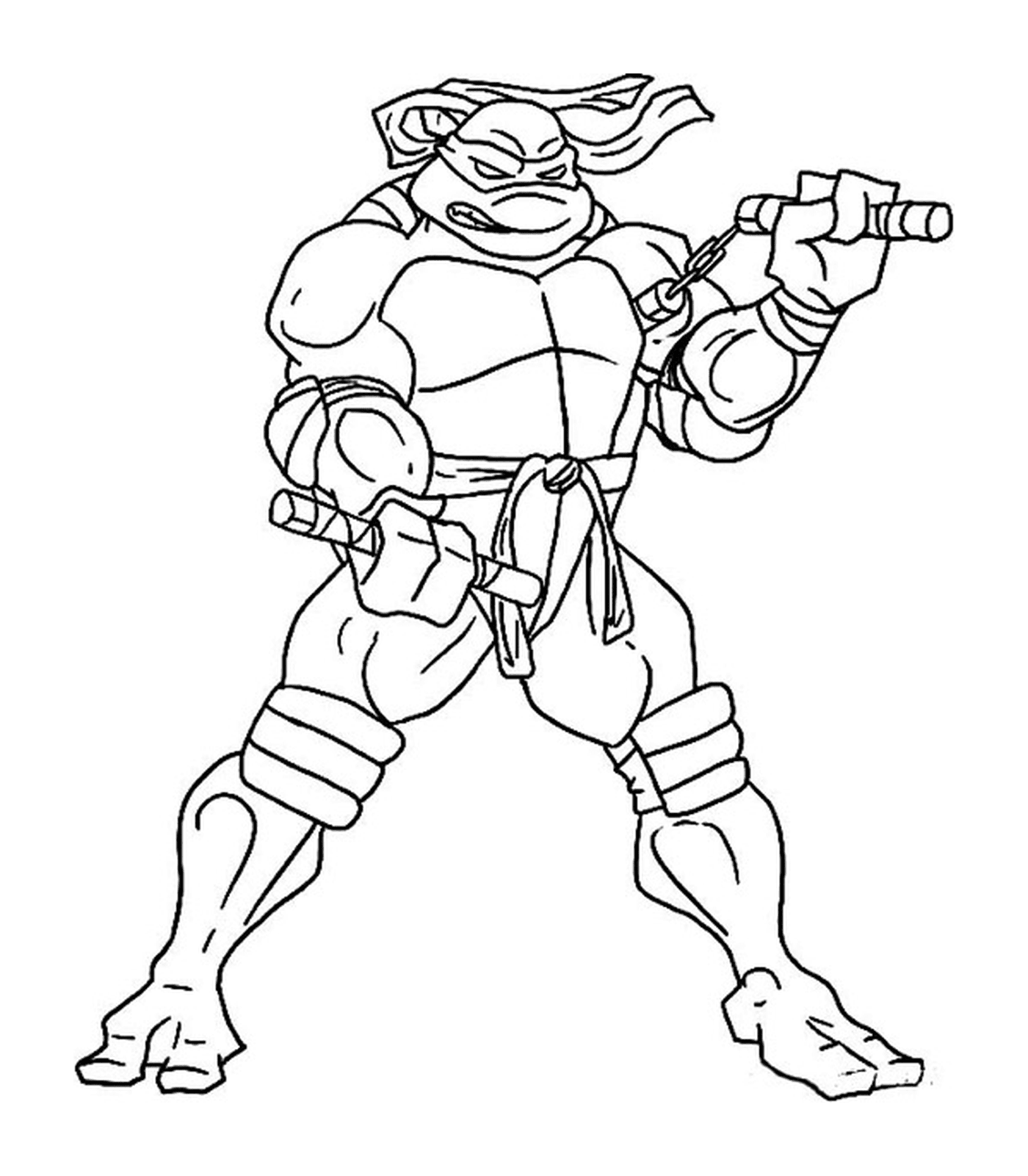 coloriage tortue ninja 190