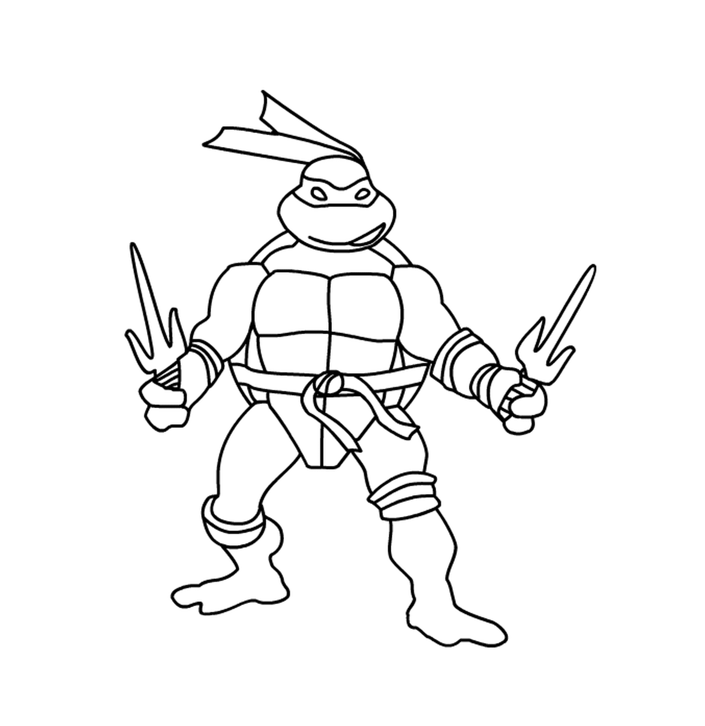 coloriage tortue ninja 191