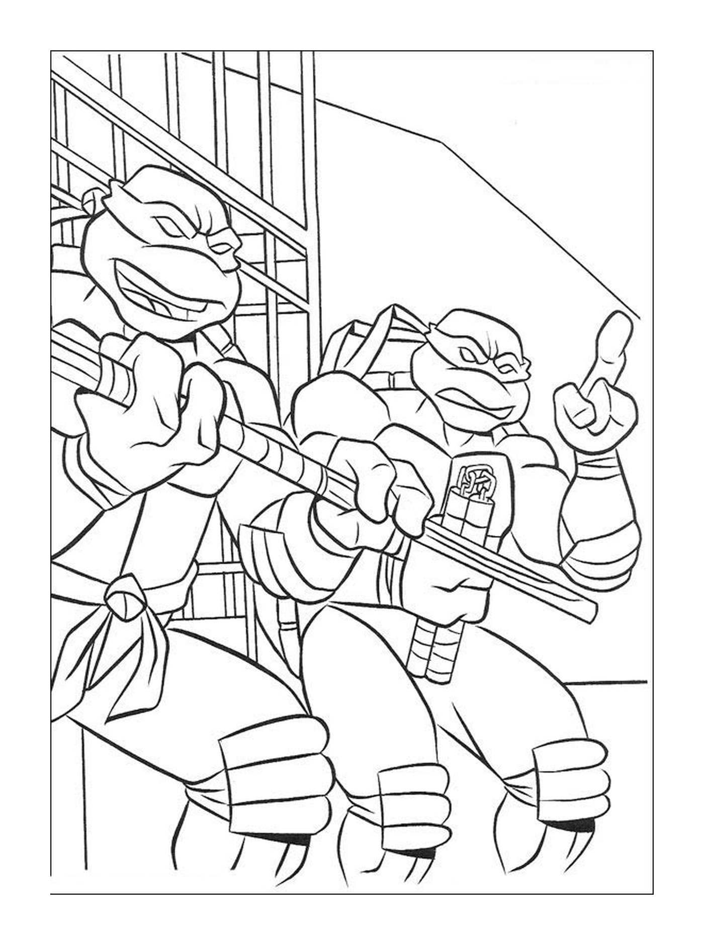 coloriage tortue ninja 87