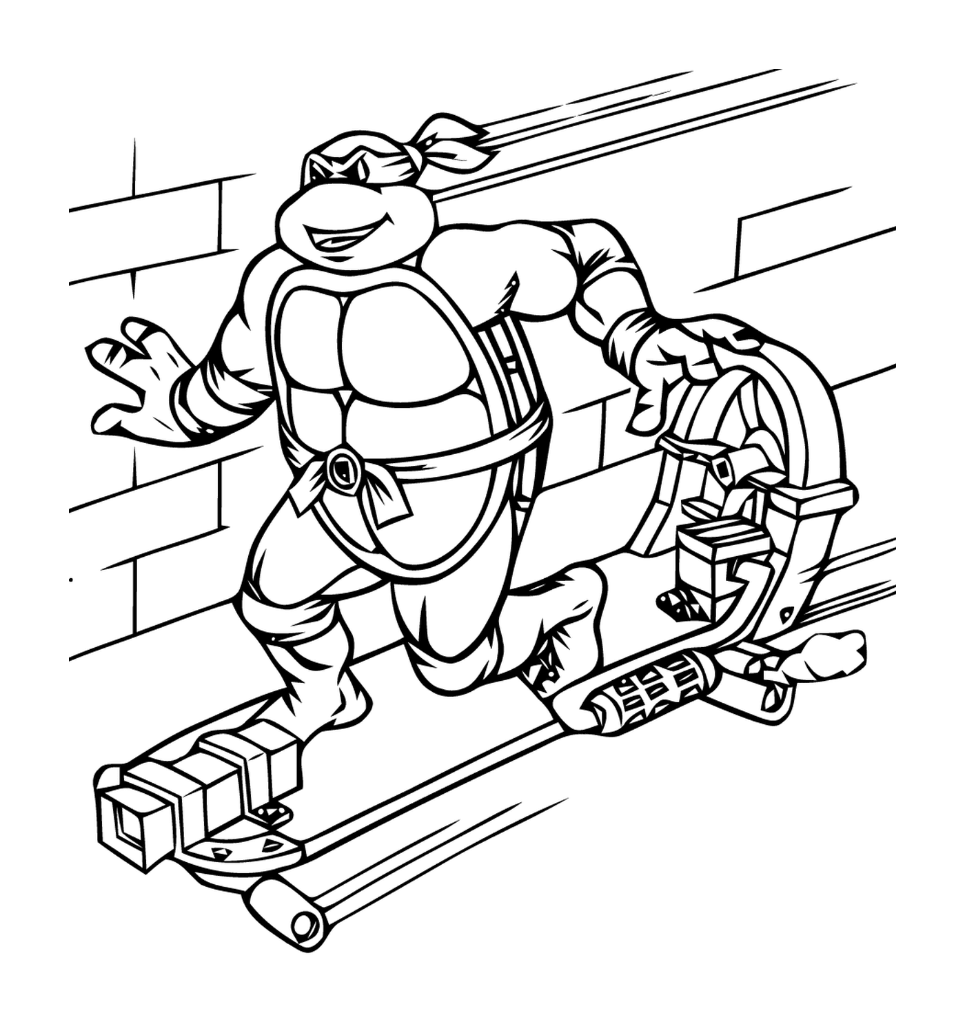 coloriage tortue ninja 36