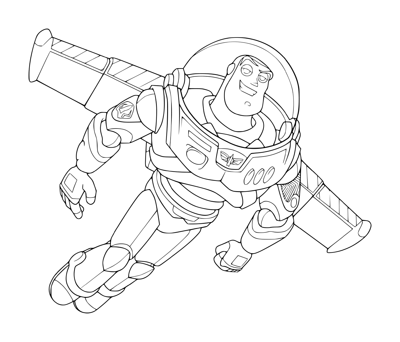 coloriage buzz leclair toy story 4