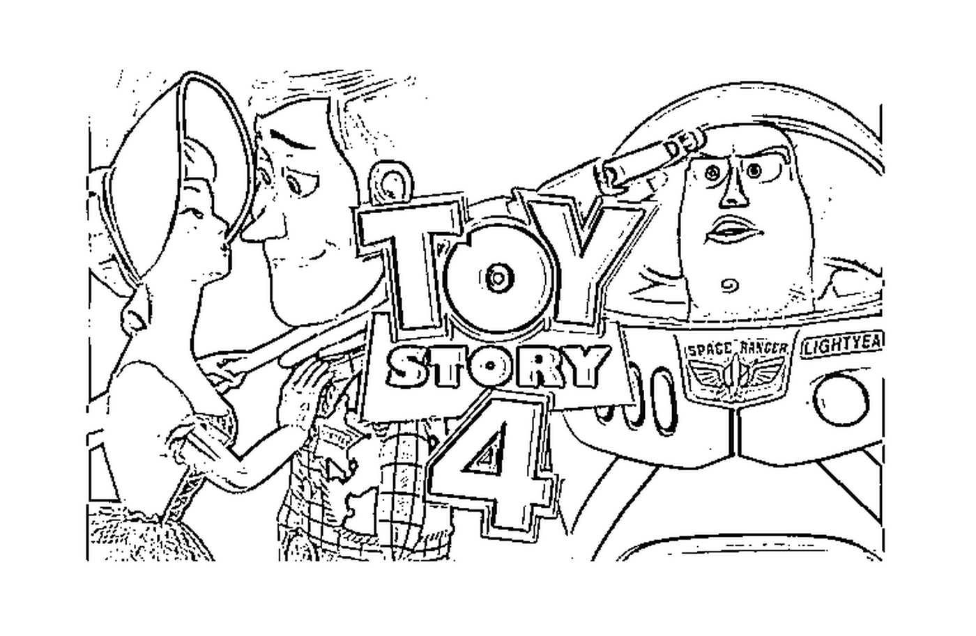 coloriage toy story 4