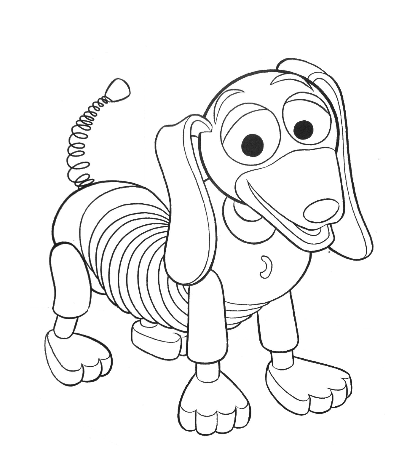 coloriage slinky dod is doing good