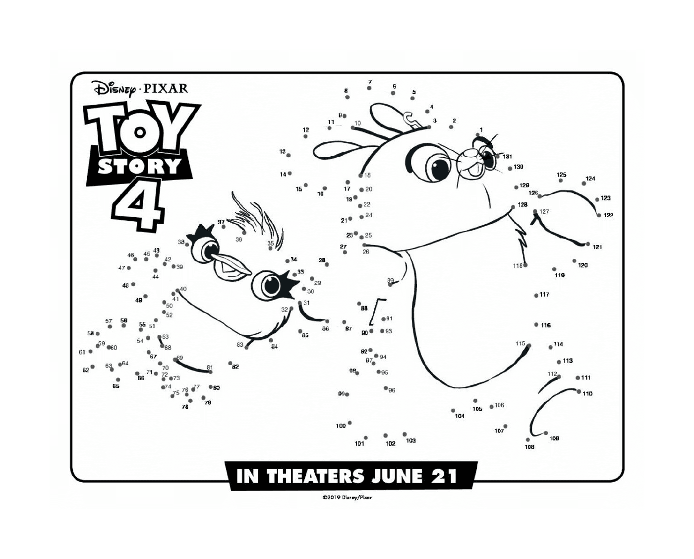 coloriage Toy Story 4 Printable for Kids