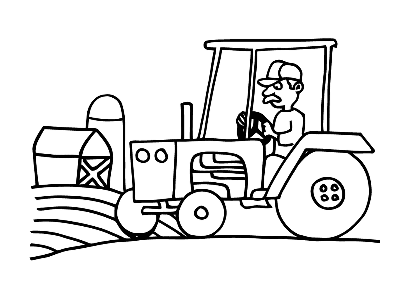 tracteur agricole ferme
