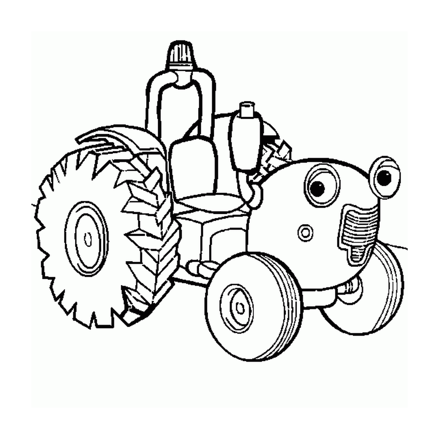 coloriage tracteur 23