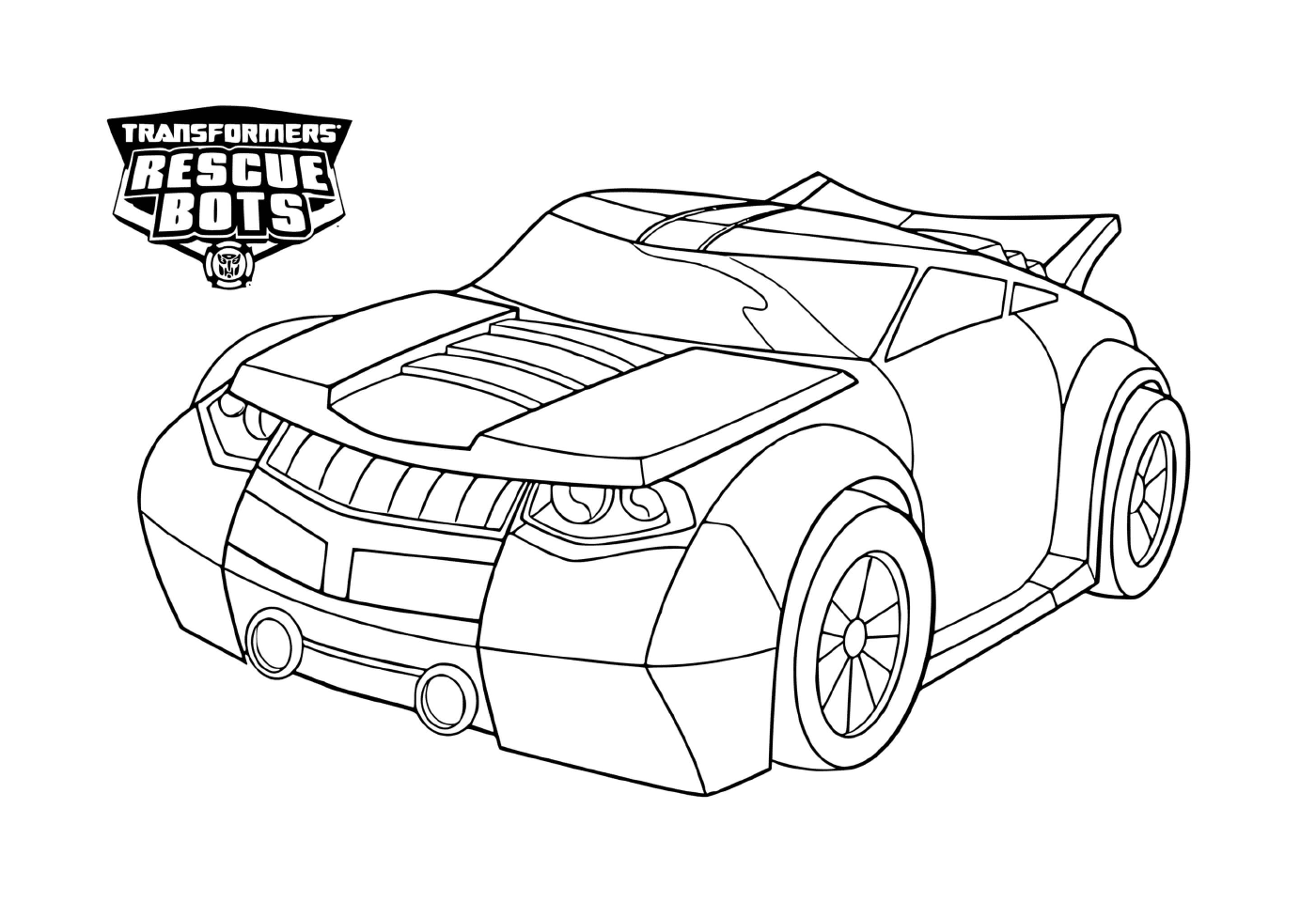 coloriage Transformers Rescue Bots Bumblebee