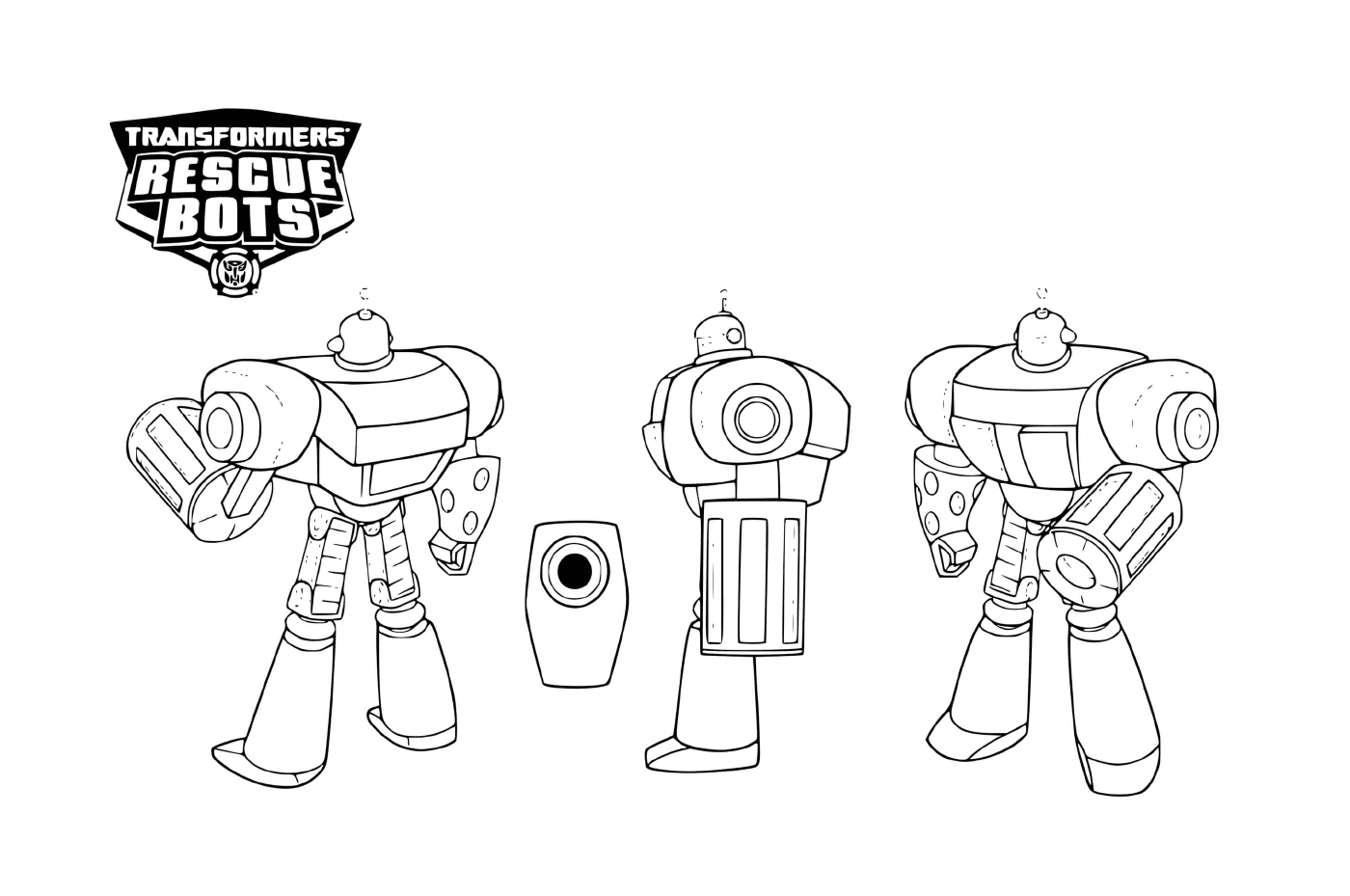 coloriage Transformers Rescue Bots Morbot