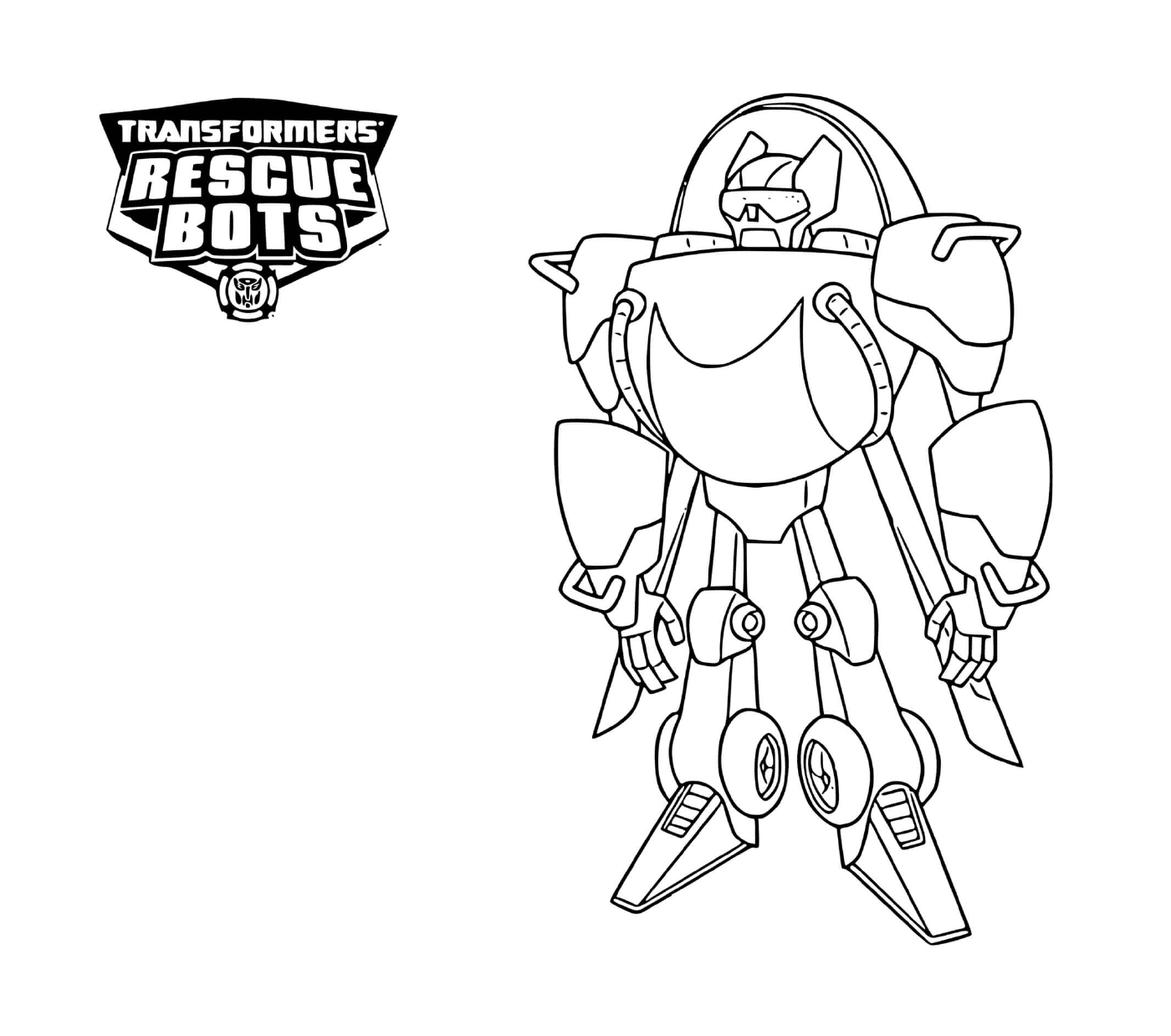 coloriage Transformers Rescue Bots Blades