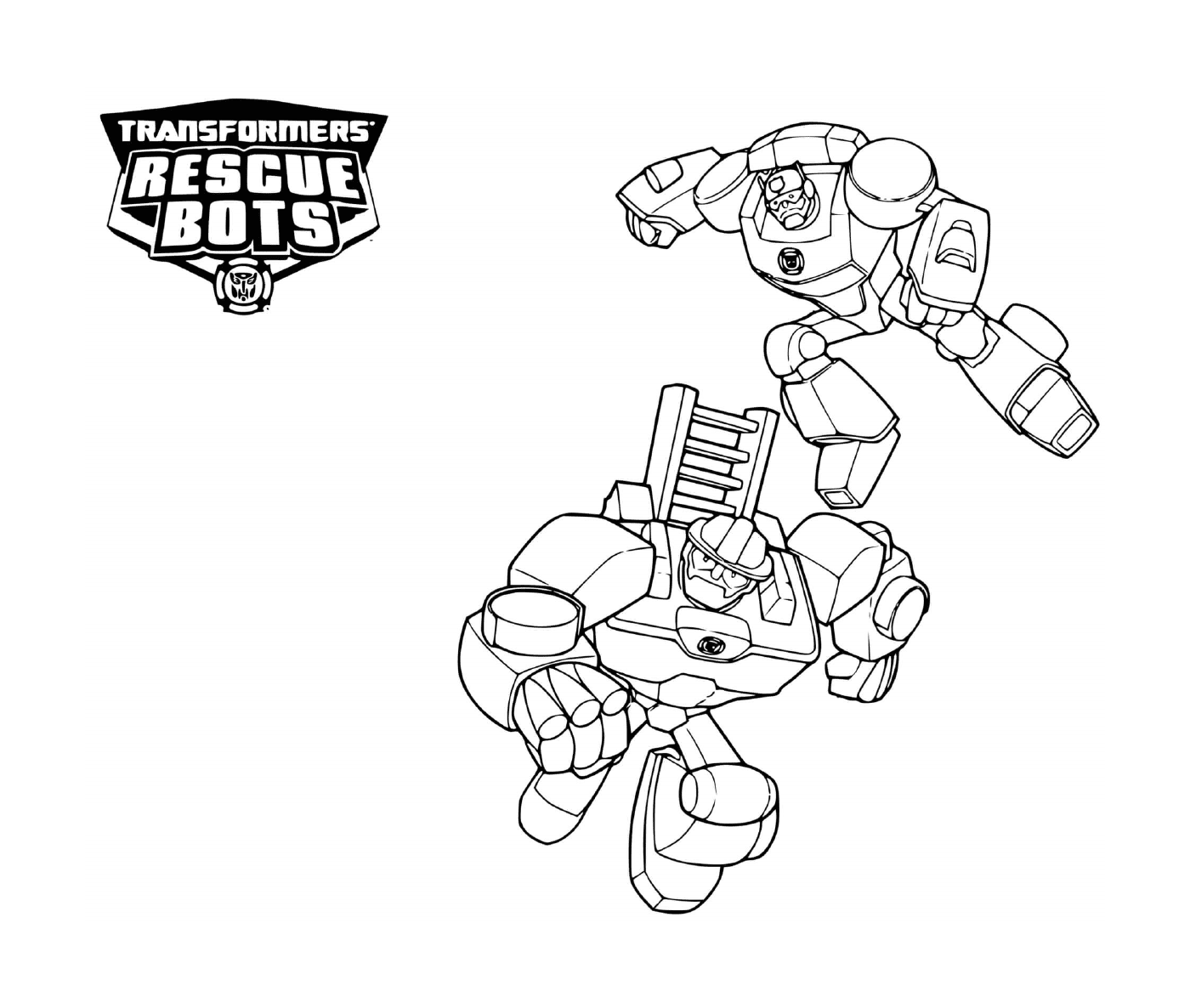 coloriage Transformers Rescue Bots Color by Number