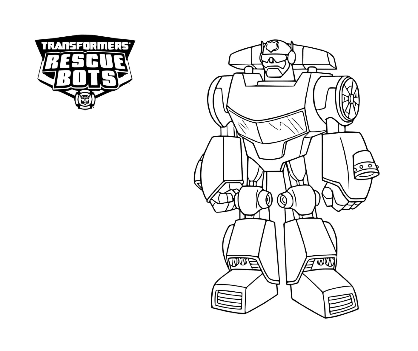 coloriage Transformers Rescue Bots Chase