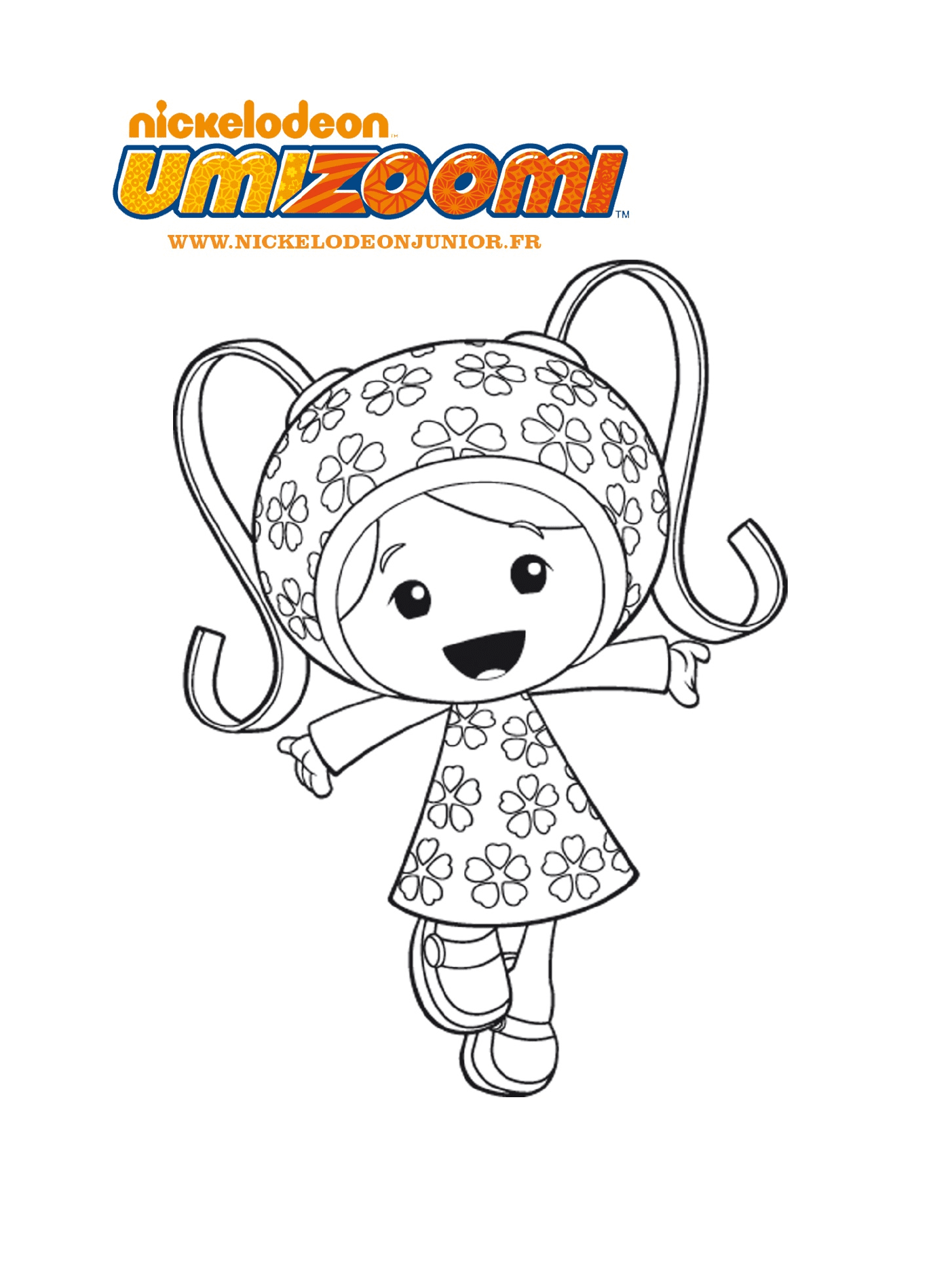 coloriage fille umizoomi 2