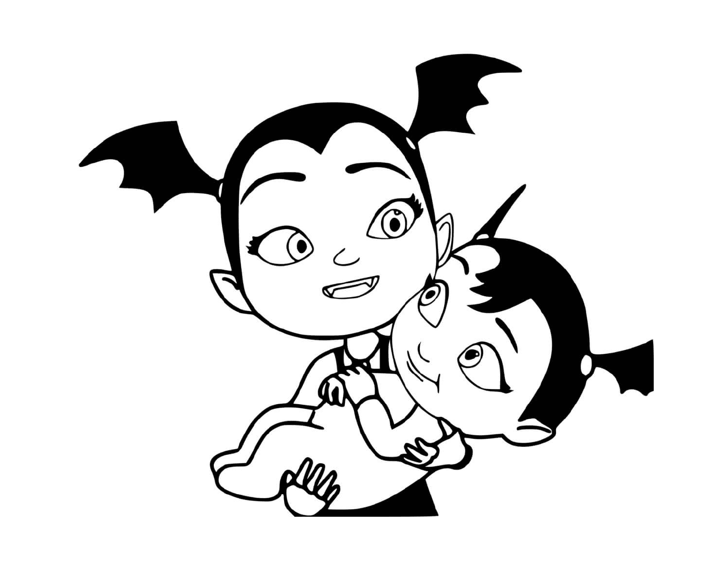 vampirina avec un bebe