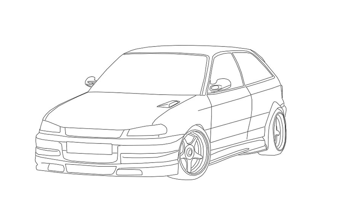 coloriage voiture opel