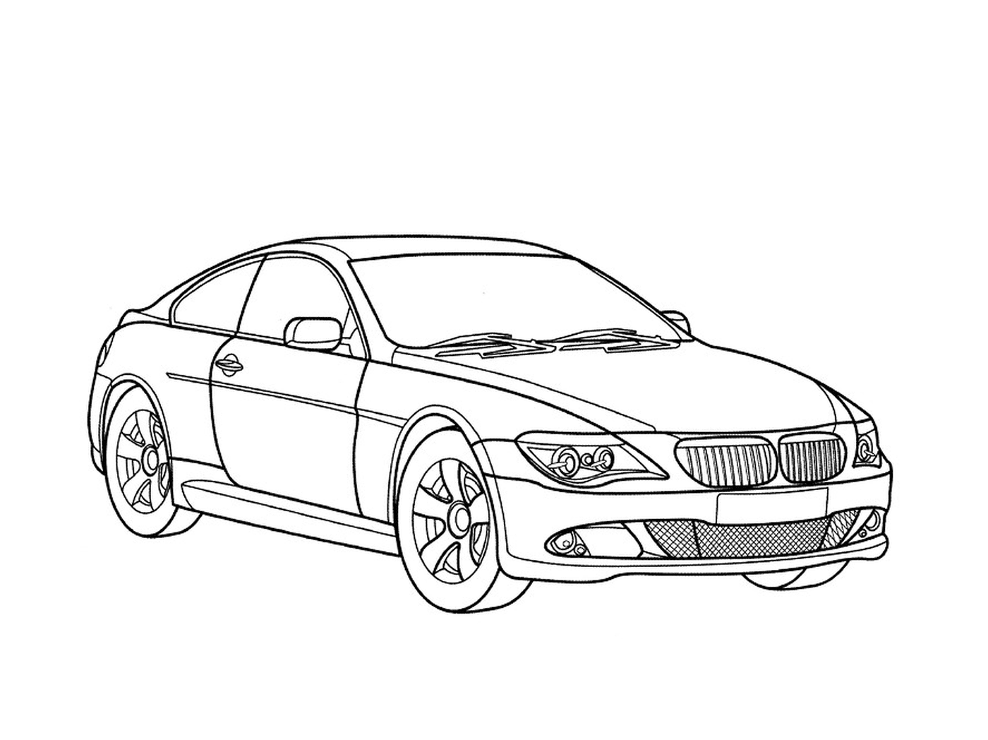 coloriage image voiture bmw