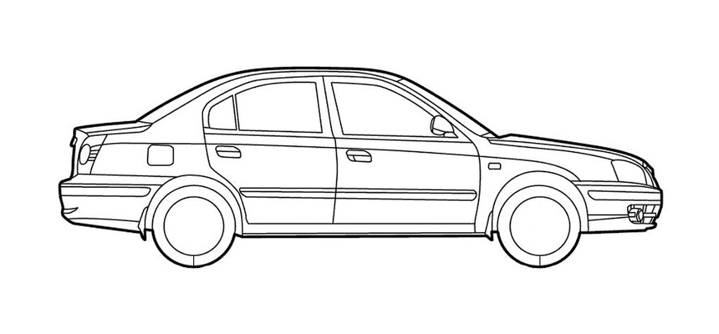dessin voiture profil