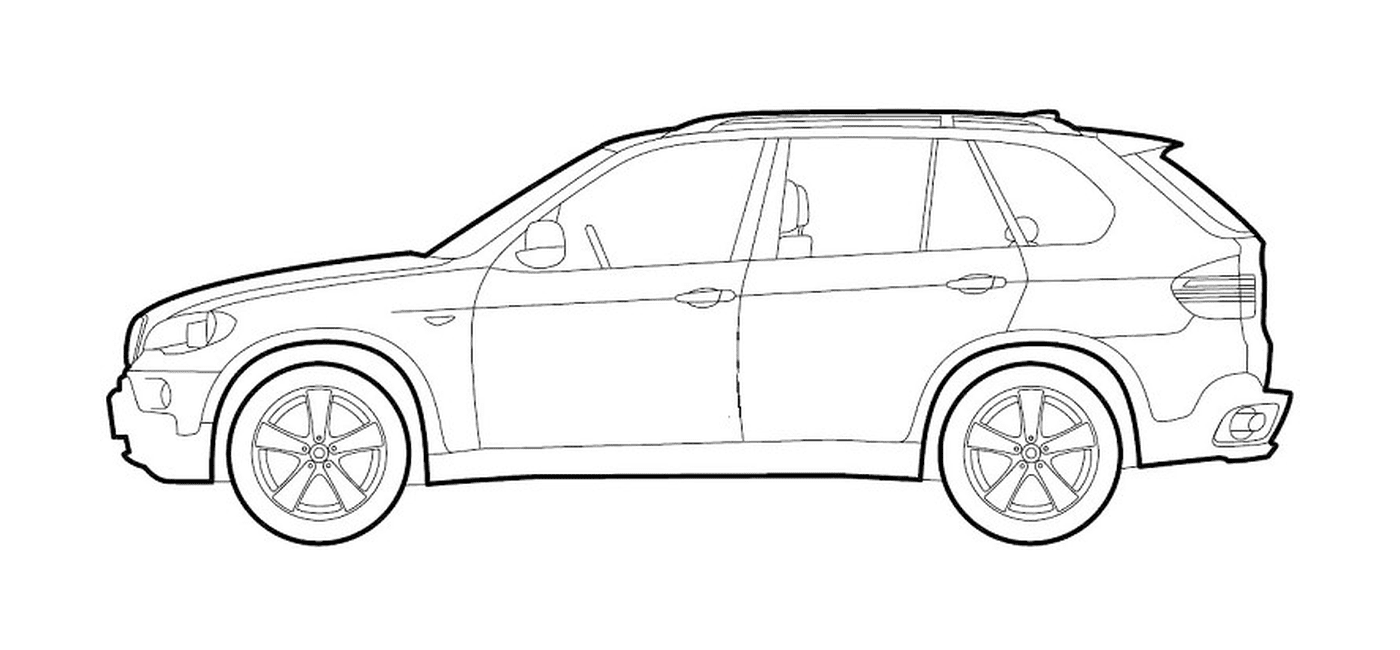 coloriage image voiture bmw 2009