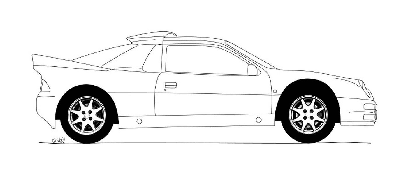 coloriage dessin voiture tuning colorier