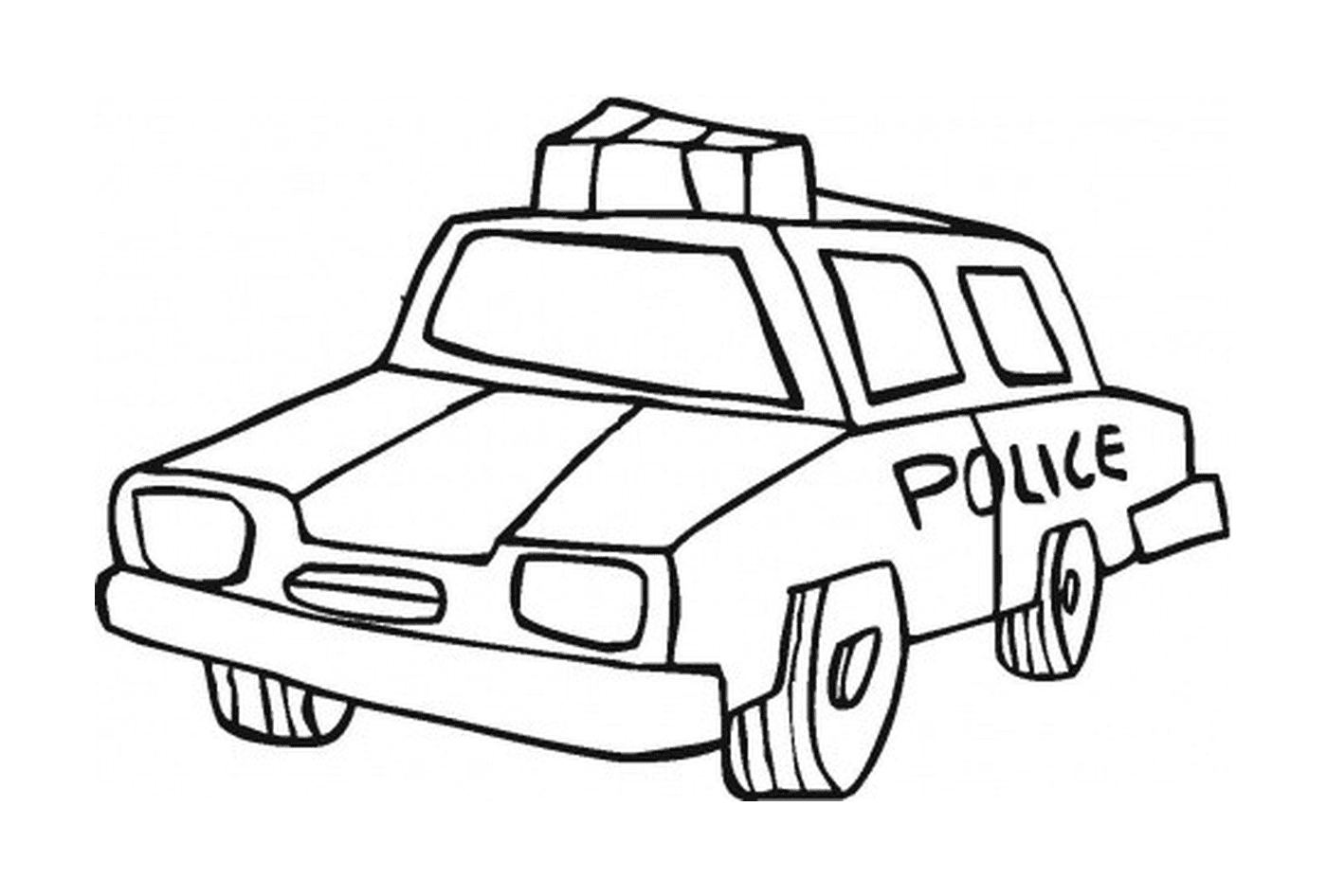 dessin voiture de police