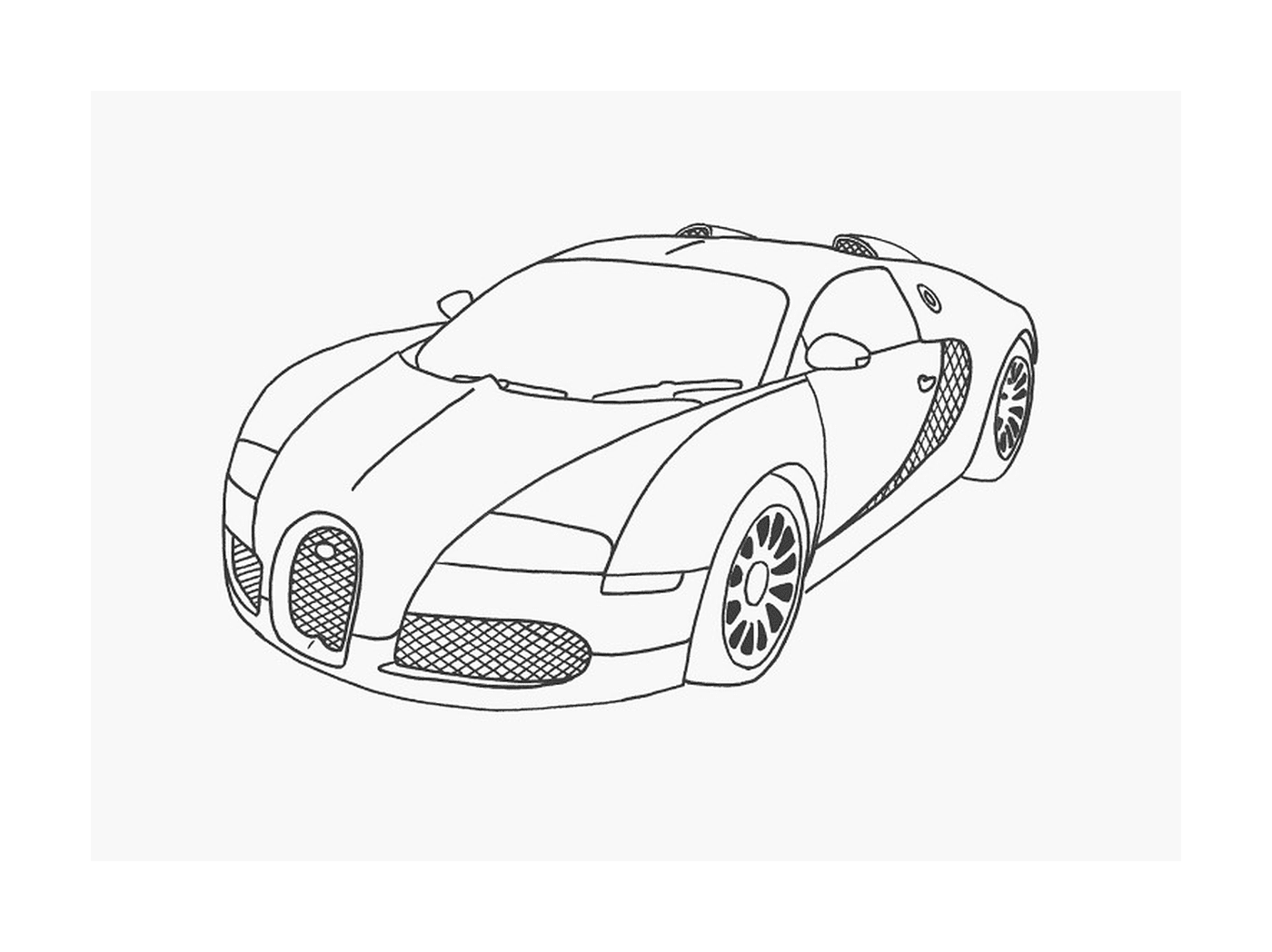 coloriage dessin voiture de luxe