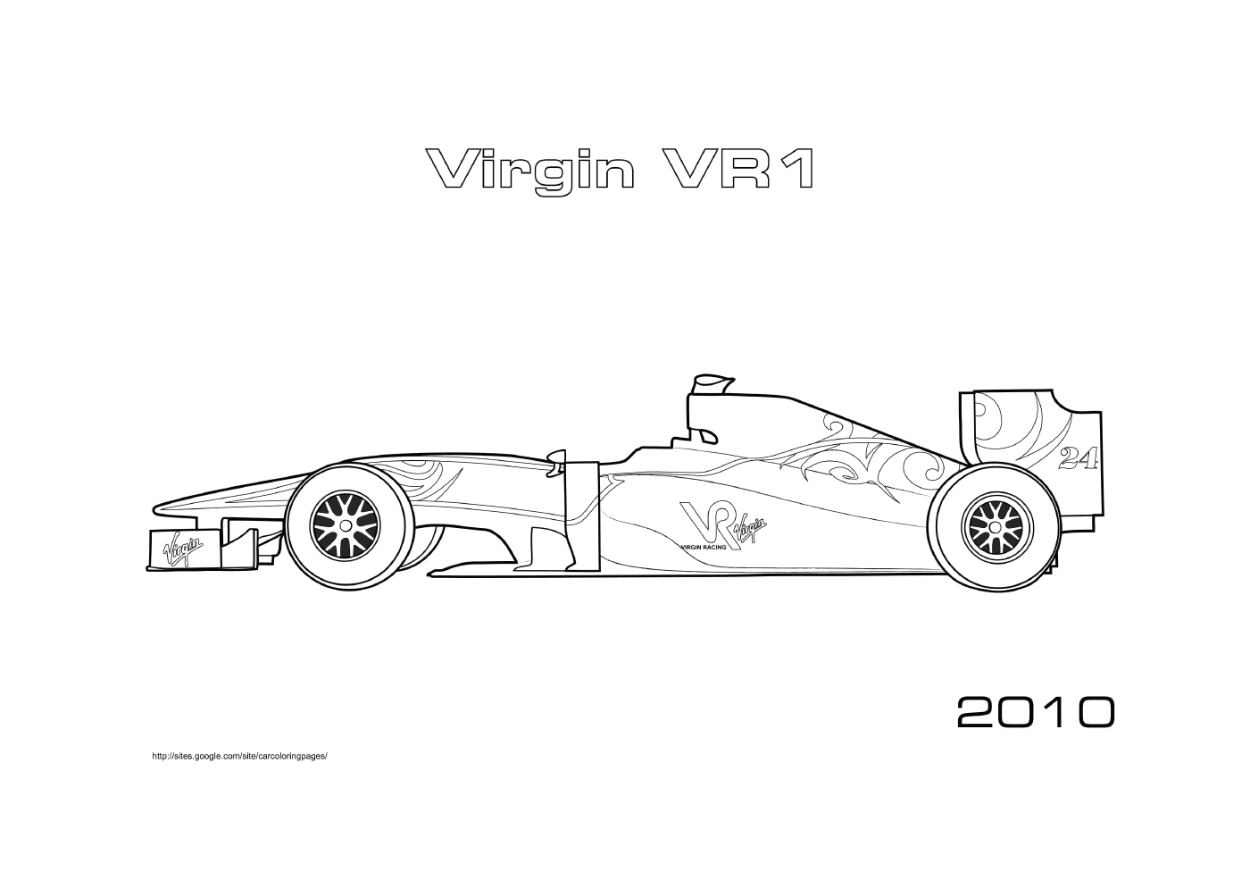 F1 Virgin Vr1 2010