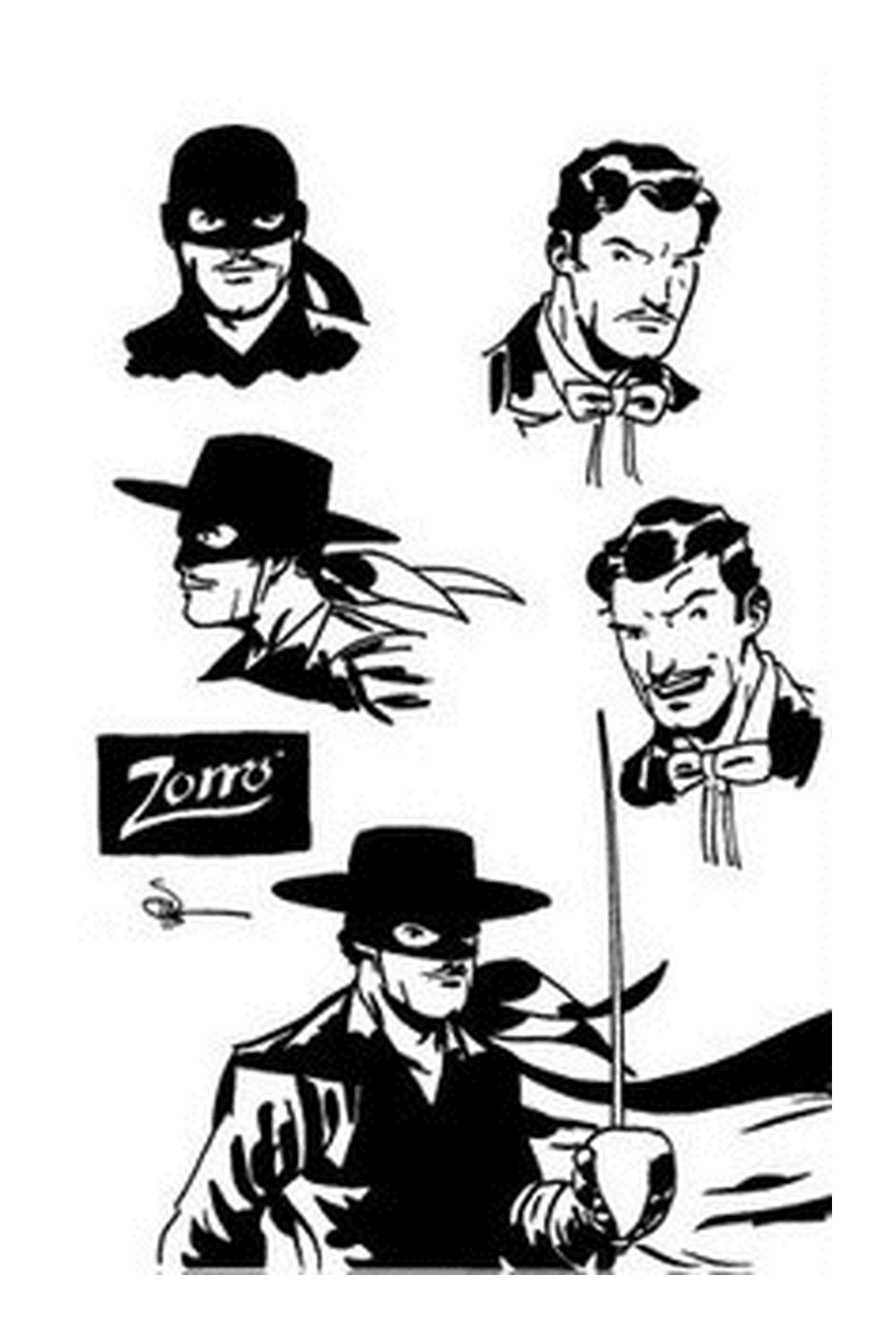 Tous les visages de Zorro