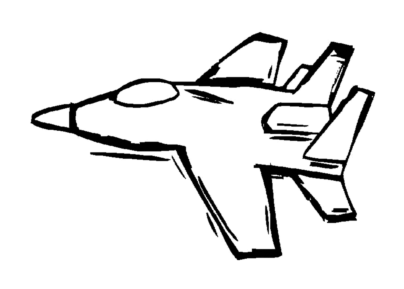   Un avion de chasse 