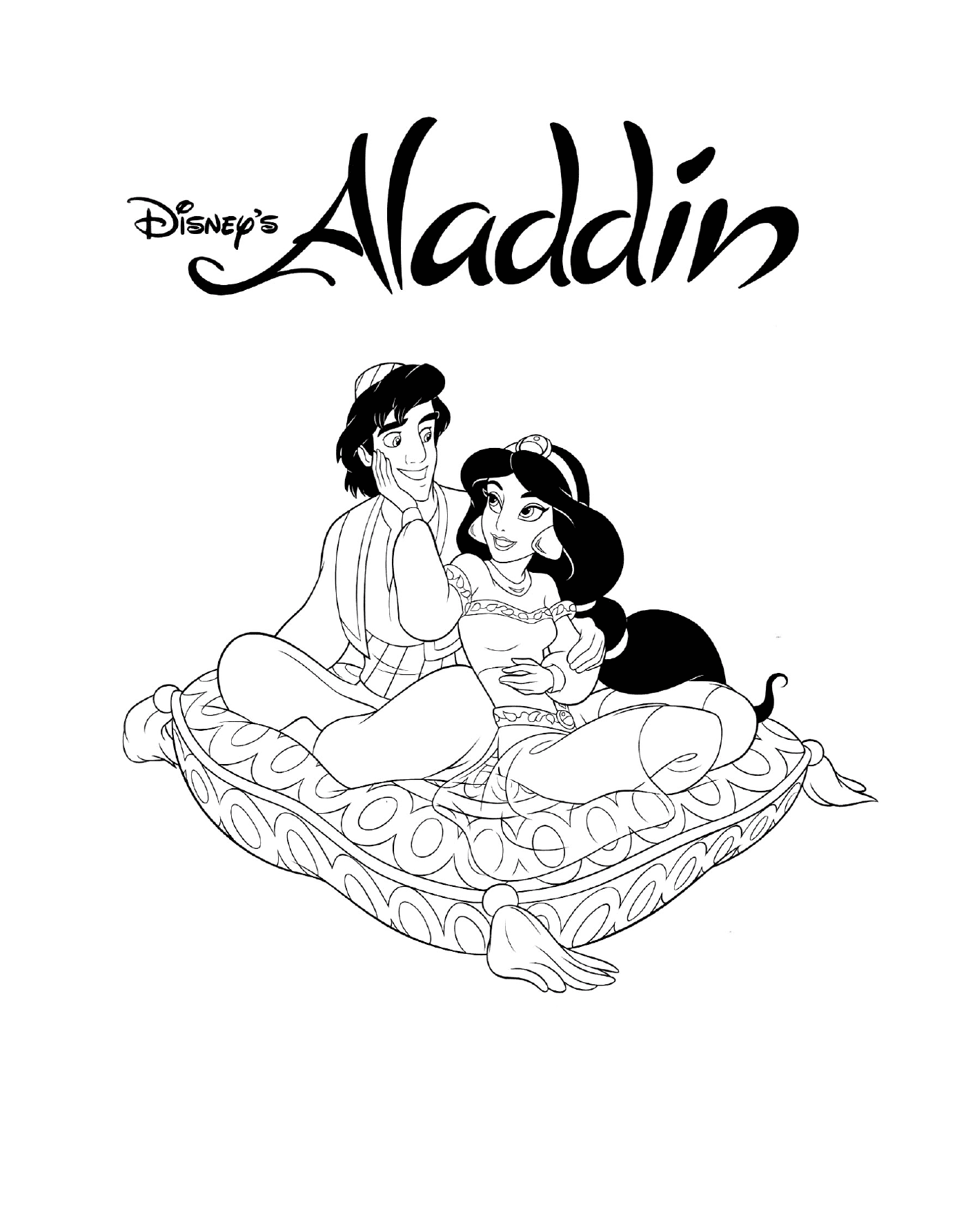   Aladdin et Jasmine 